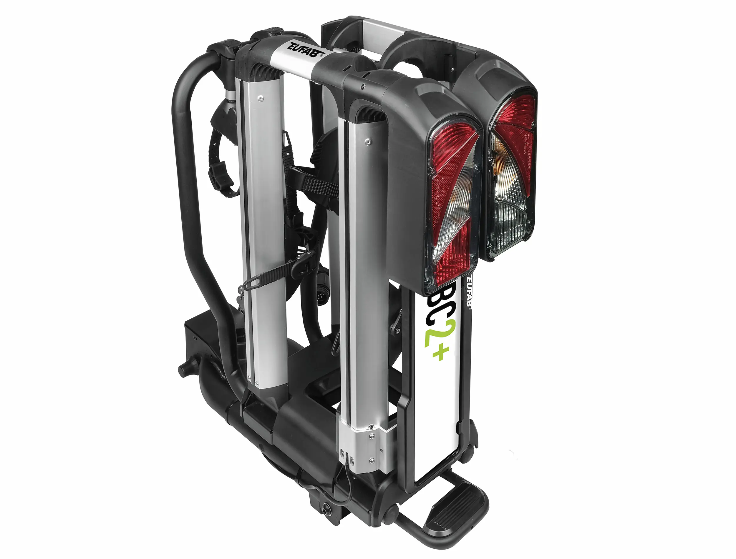 EUFAB Fahrradträger ProBC2+ für 2 Fahrräder und große Heckklappen komplett vormontiert EUFAB Fahrradträger ProBC2+ für 2 Fahrräder und große Heckklappen komplett vormontiert