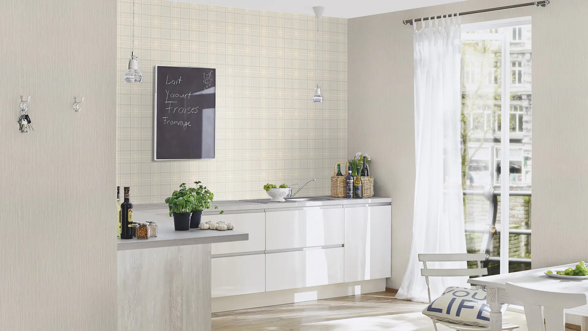 Rasch Vliestapete 537680 Grau-Hellgrau Uni 10,05 m x 0,53 m