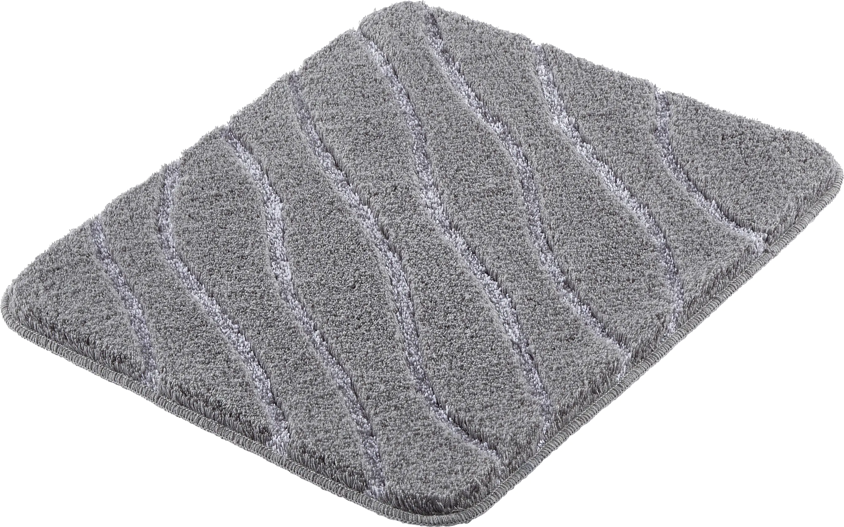 Kleine Wolke Badteppich Tram anthrazit Polyacryl 55 x 65 cm