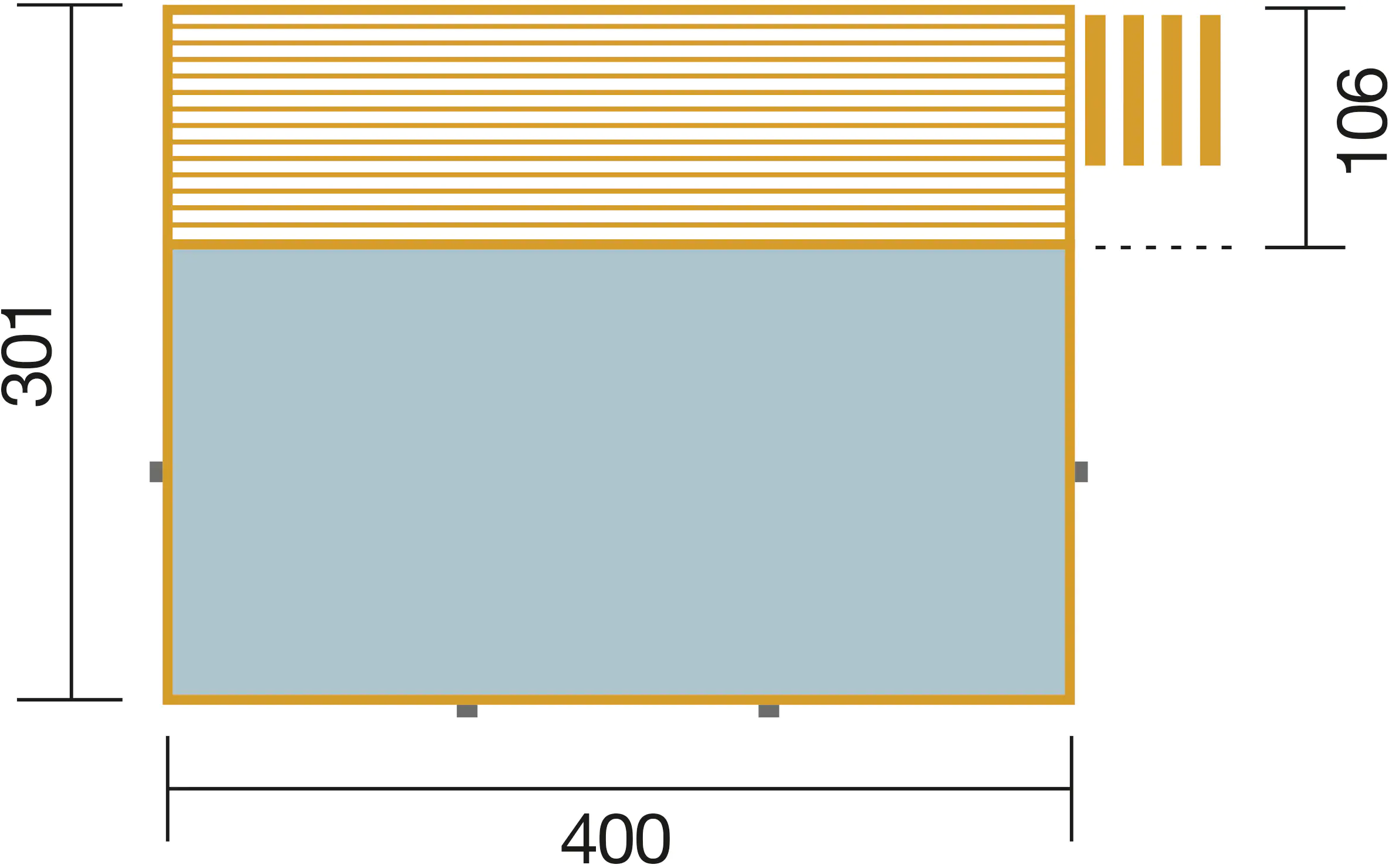 4004581525071_3140501 Weka Massivholzpool-Set Mosaik 595 Gr. 1 400 x 301 x 116 cm inkl. Sandfilteranlage