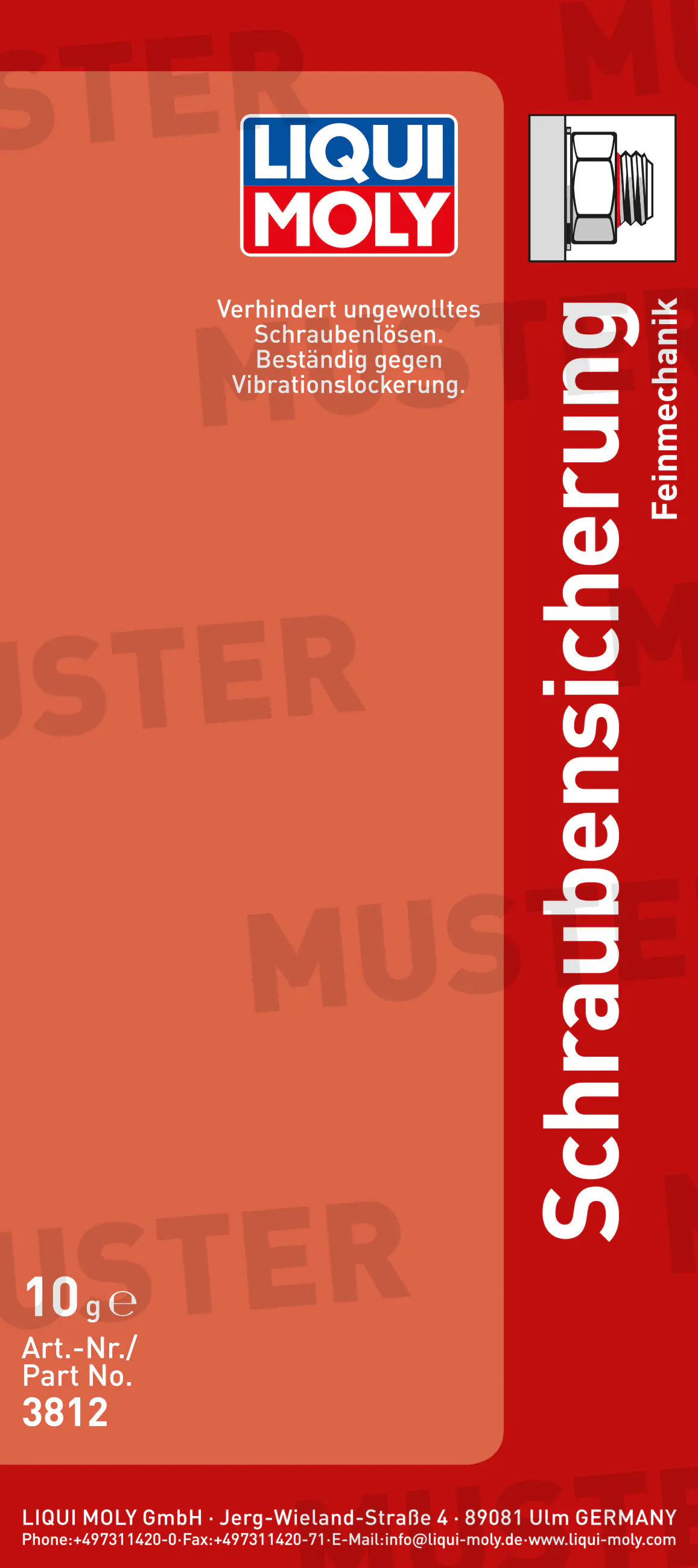 Liqui Moly Schrauben-Sicherung feinmechanik 10 g Liqui Moly Schrauben-Sicherung feinmechanik 10 g