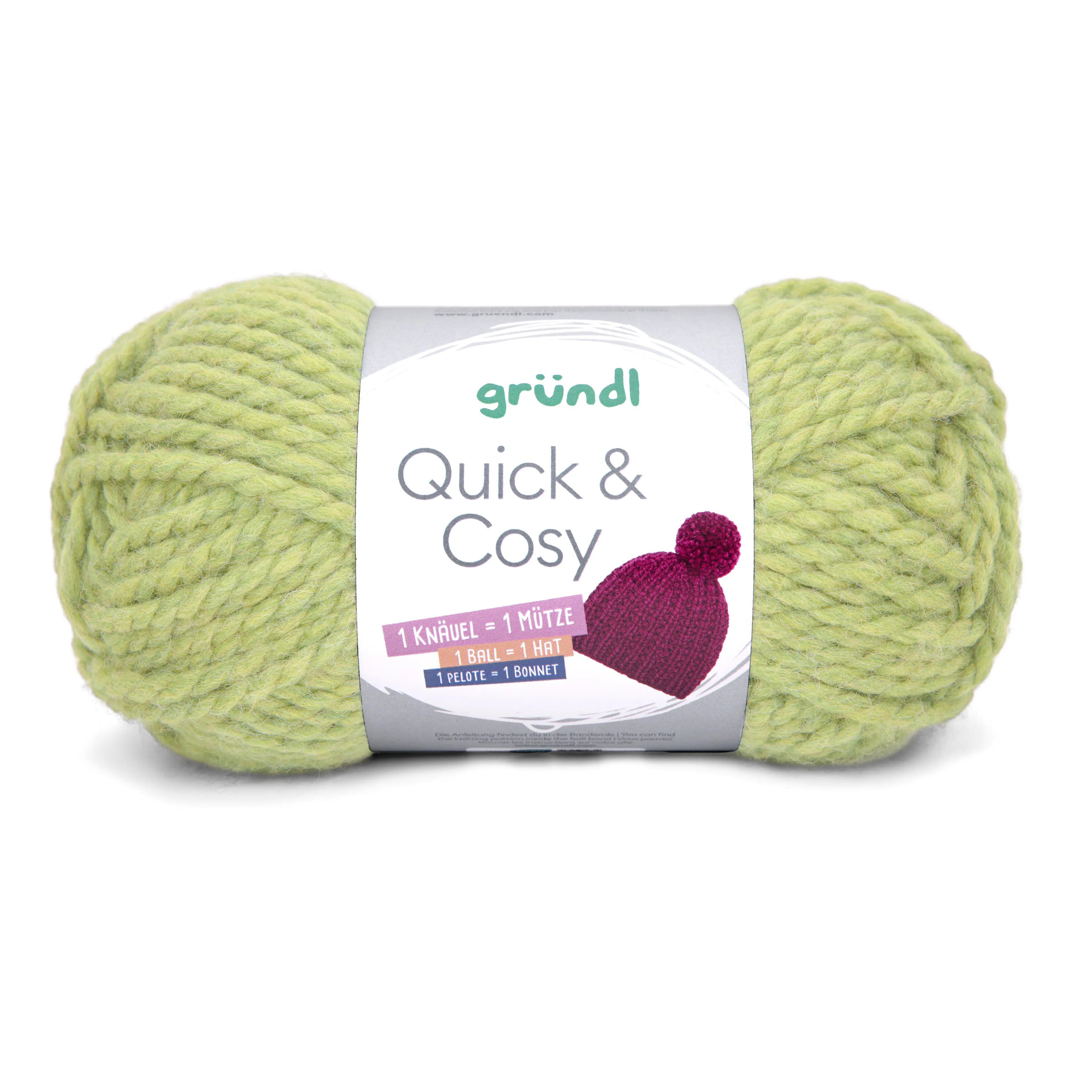 Gründl Wolle Quick and Cosy 150 g grün