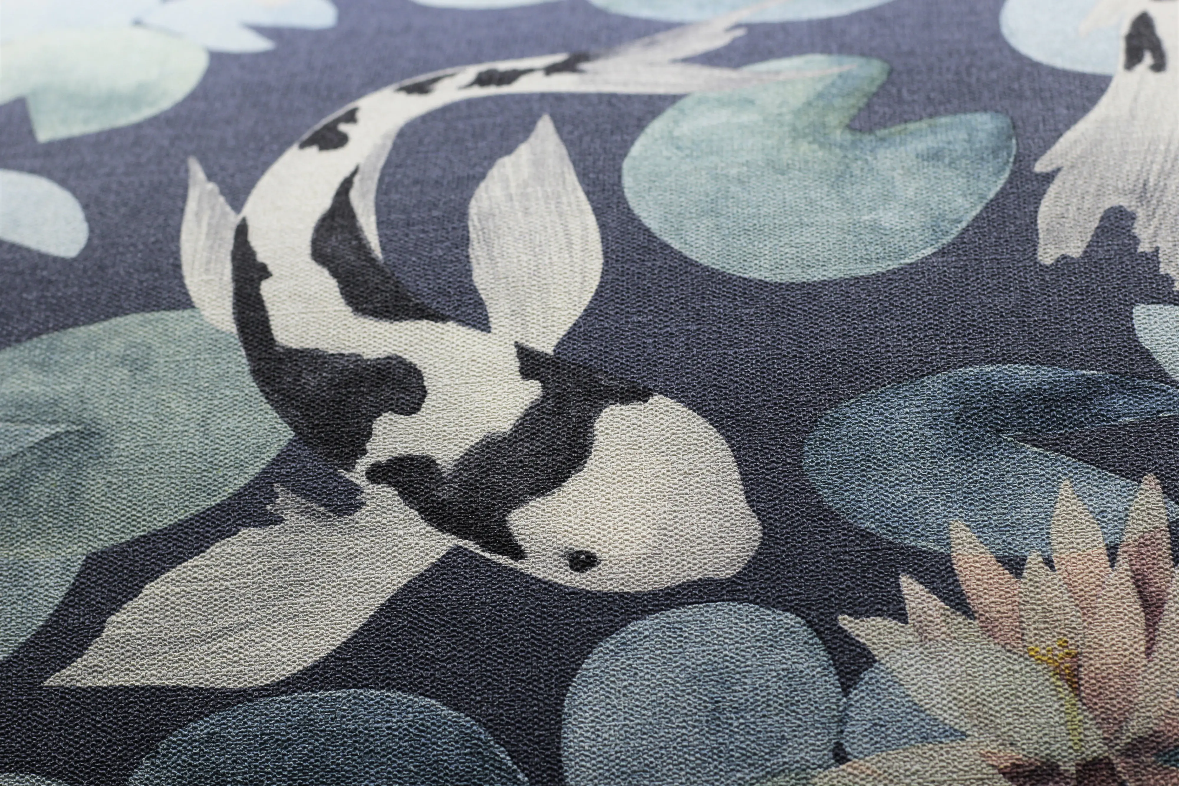 Rasch Vliestapete 409444 Kimono koifische blau, 10,05 x 0,53 m