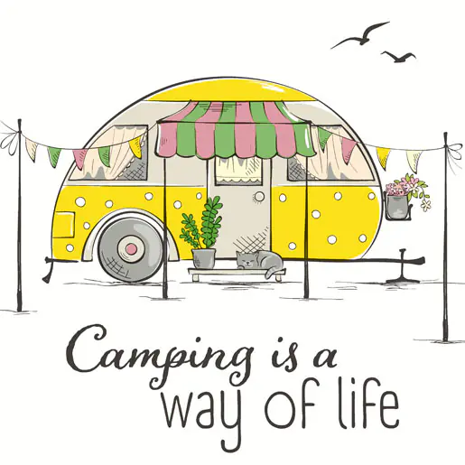 Duni Servietten Camp Life 33 x 33 cm - 20er Pack