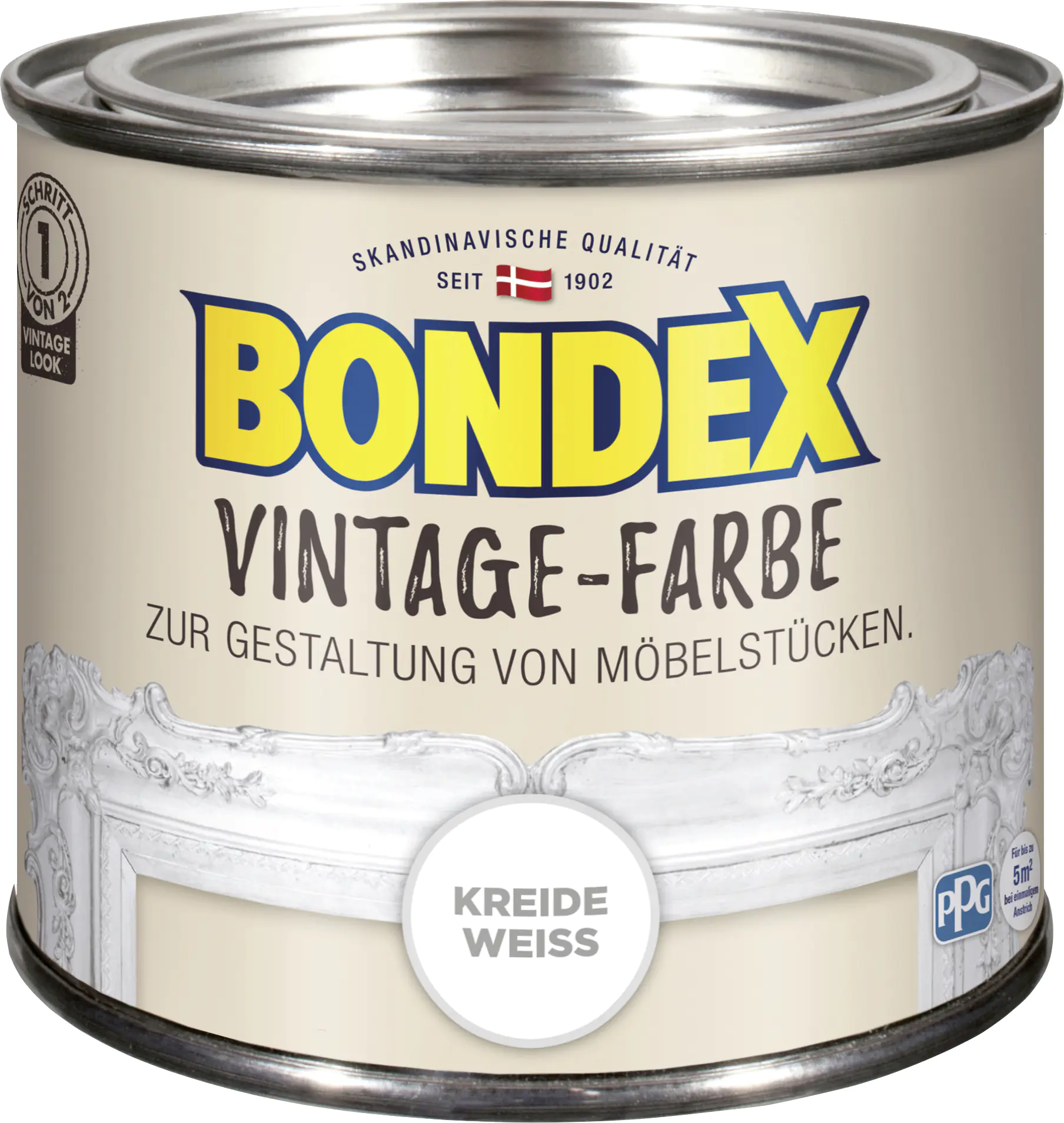 Bondex Vintage-Holzfarbe kreideweiß 375 ml