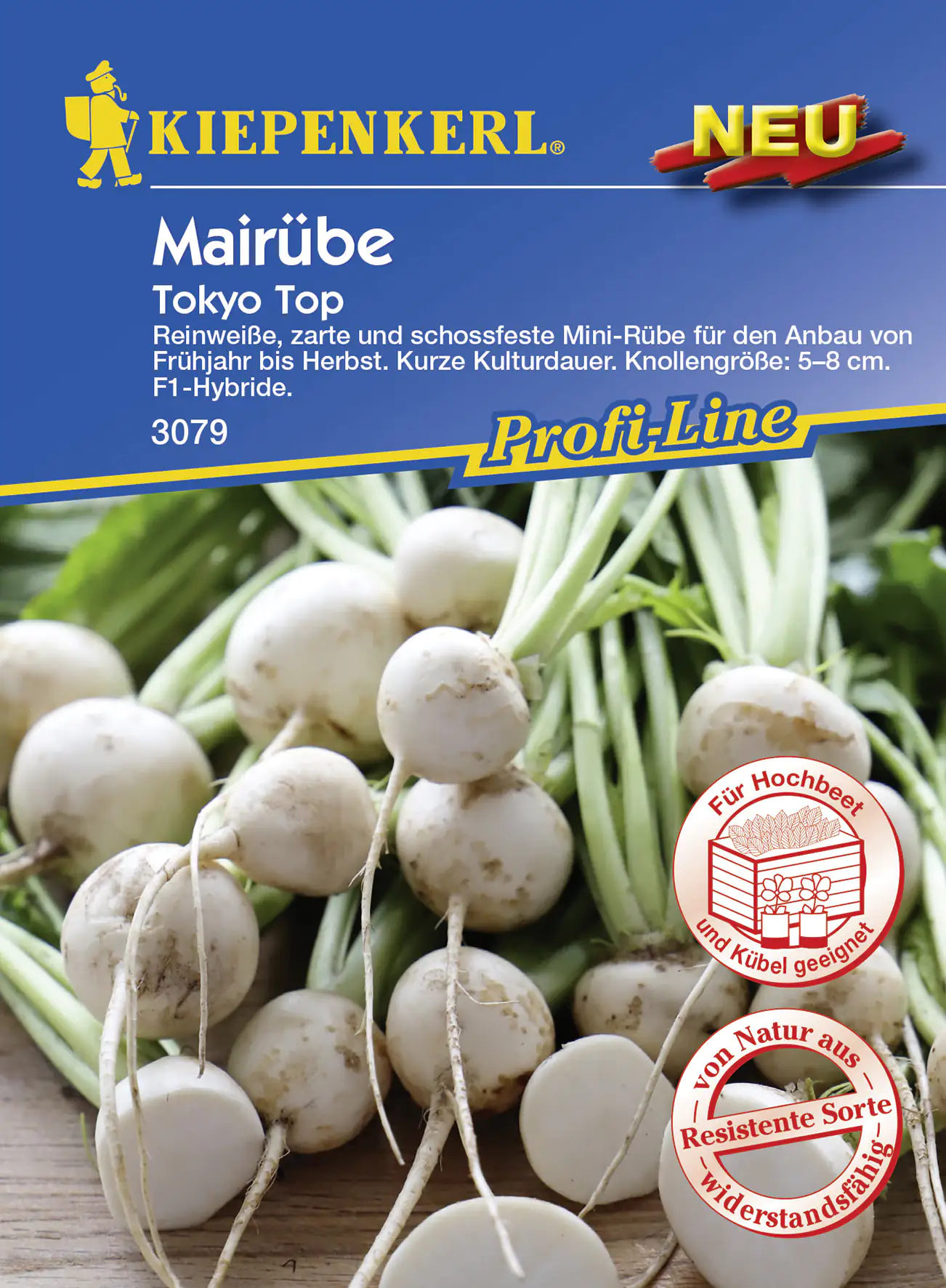 Kiepenkerl Mairübe Tokyo Top F1 Inhalt reicht für ca. 200 Pflanzen