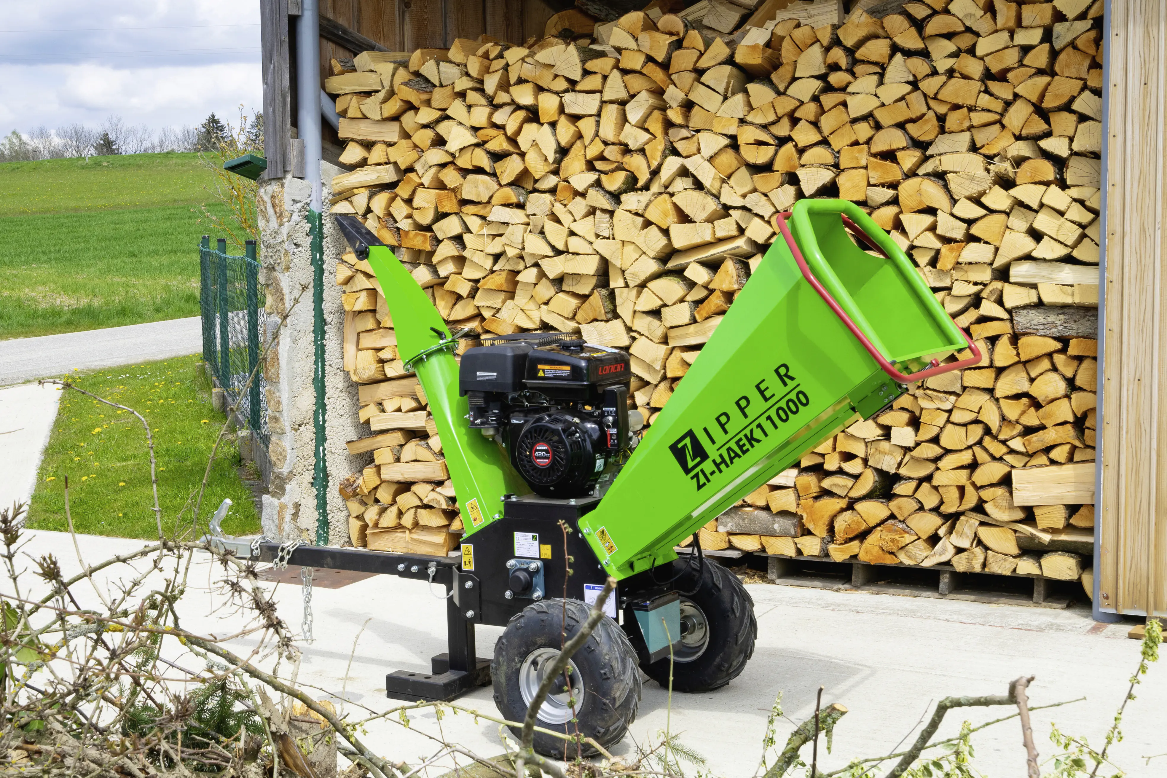 Zipper Benzin-Häcksler ZI-HAEK4100 Zipper Benzin-Häcksler ZI-HAEK4100