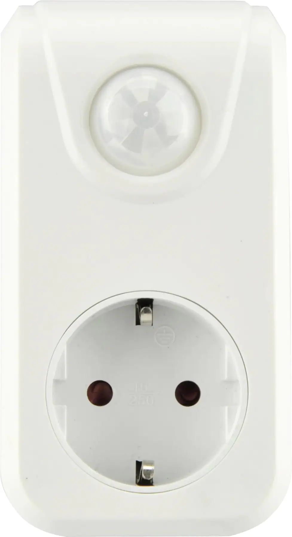 Zwischenstecker mit Bewegungsmelder weiß