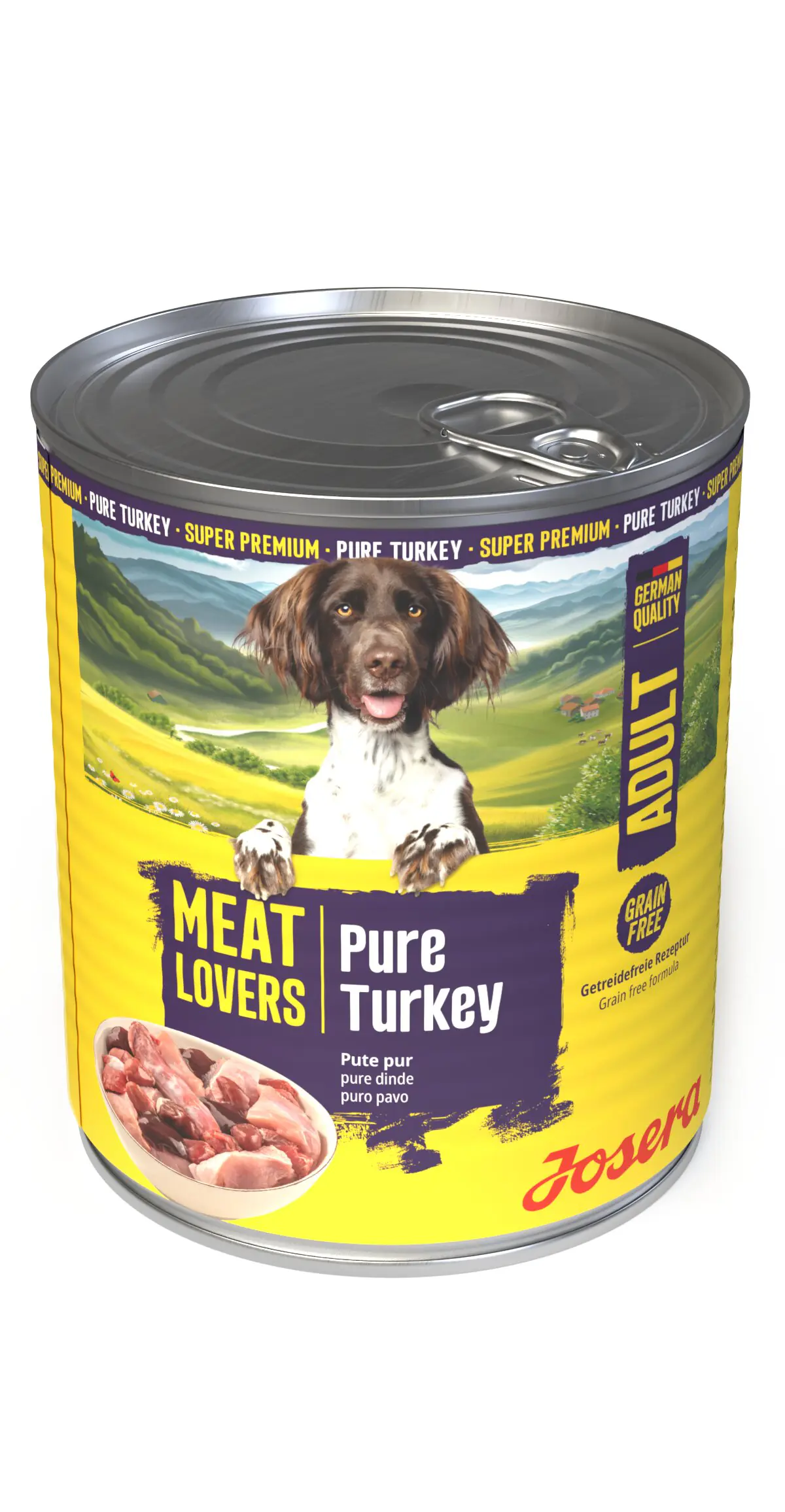 Josera Meatlovers Hundenassfutter Adult 800 g Truthahn  