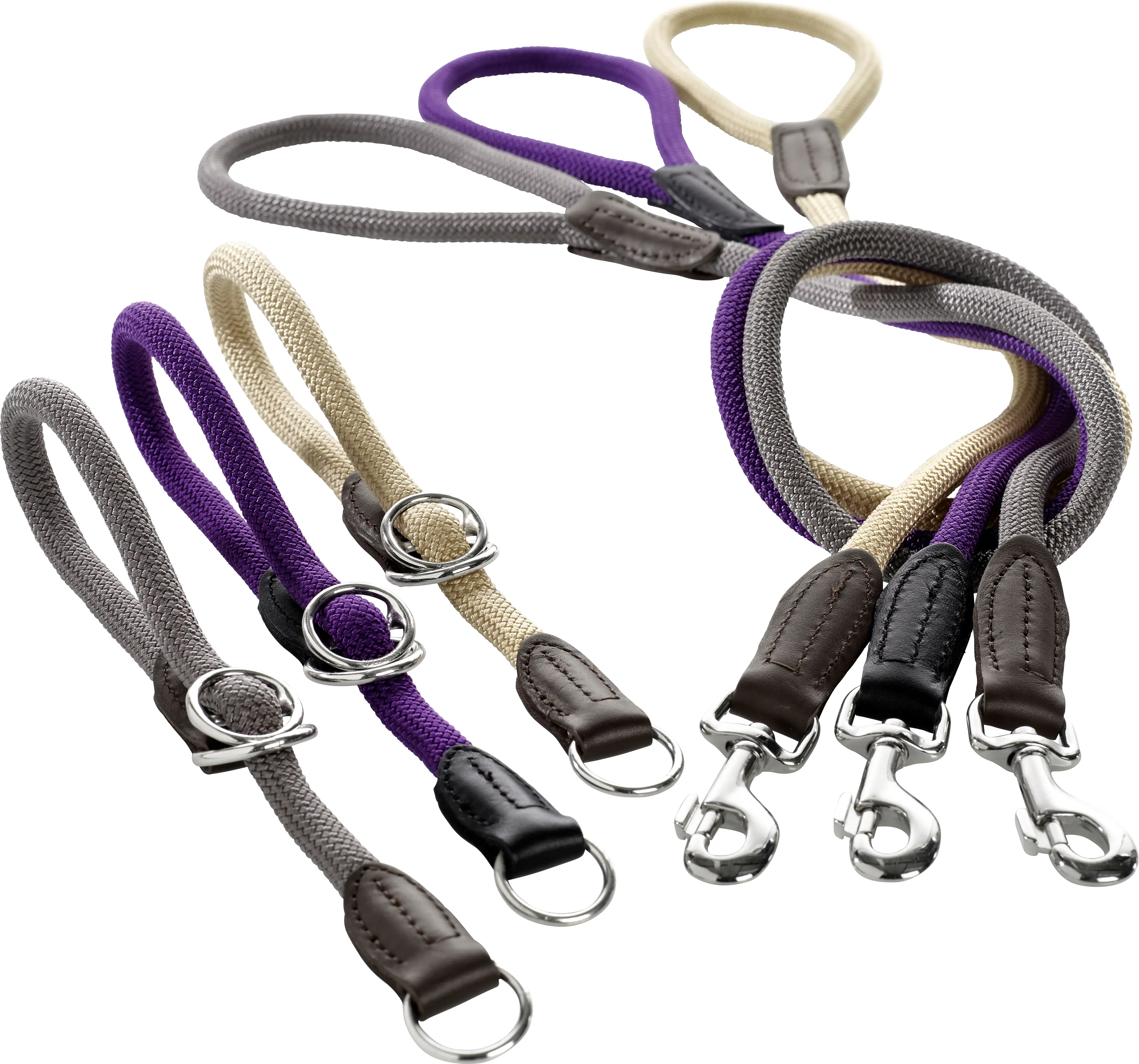 Hunter Dressurhalsband Freestyle Größe M-L grau