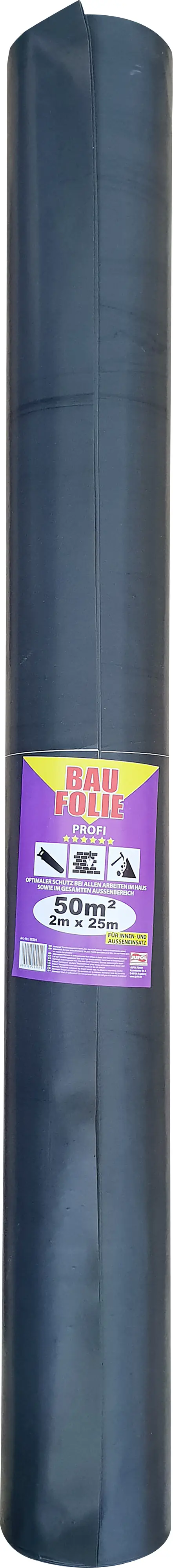Jufol Baufolie Profi 0,2 mm 25 x 2 m = 50 m² transluzent