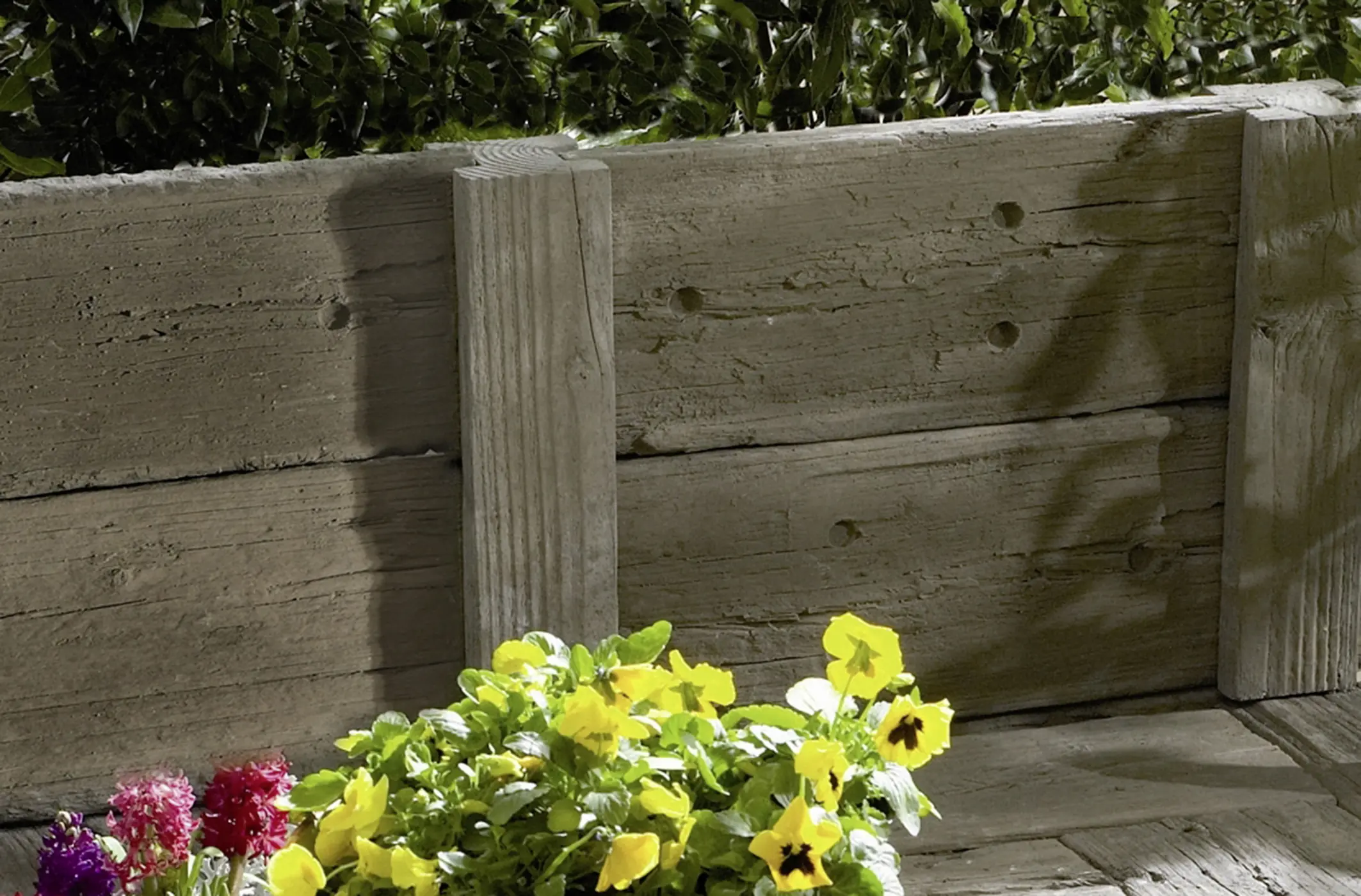 Kann Gartenplatte Antik 60 x 25 x 4 cm braun