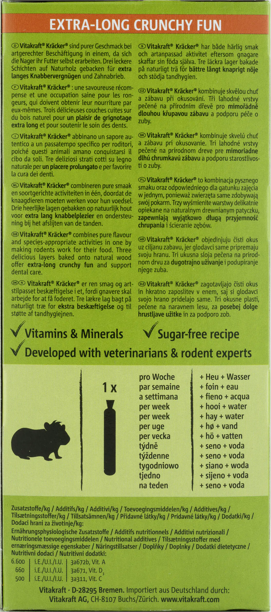 Vitakraft Kräcker® Honig & Dinkel 2 Stück / 112 g