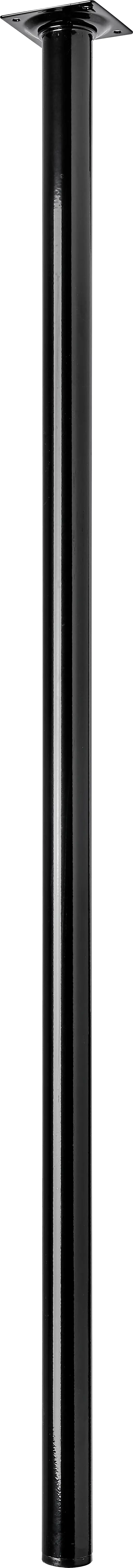 Hettich Tischbein 3,0 x 90 cm Stahl schwarz - 1 Stück