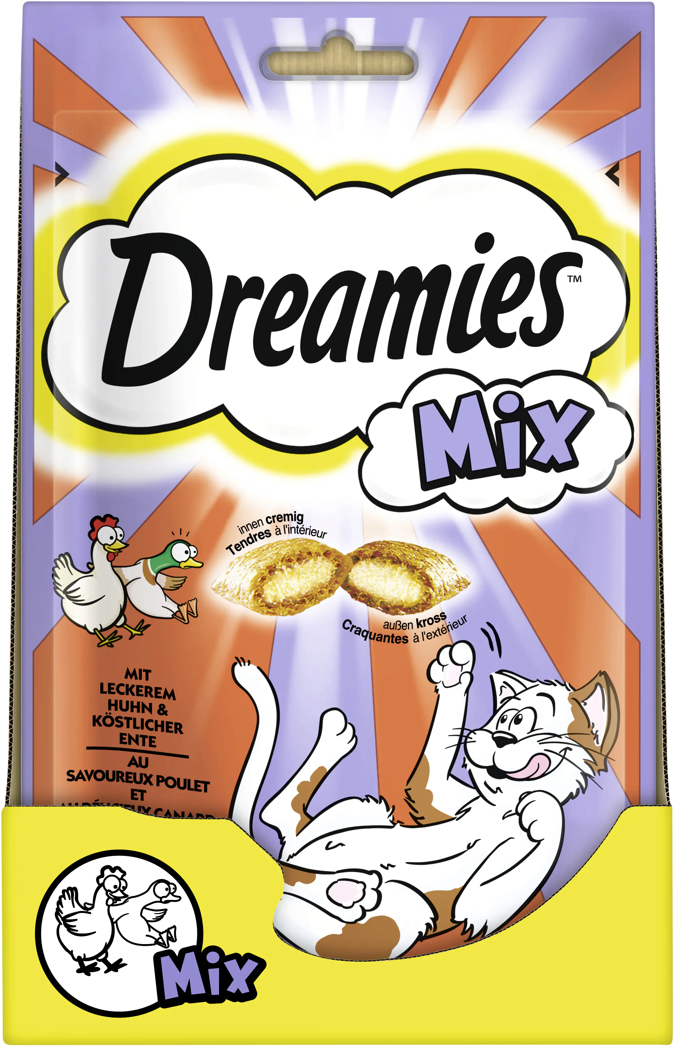 Dreamies Katzensnacks Huhn und Ente 60 g
