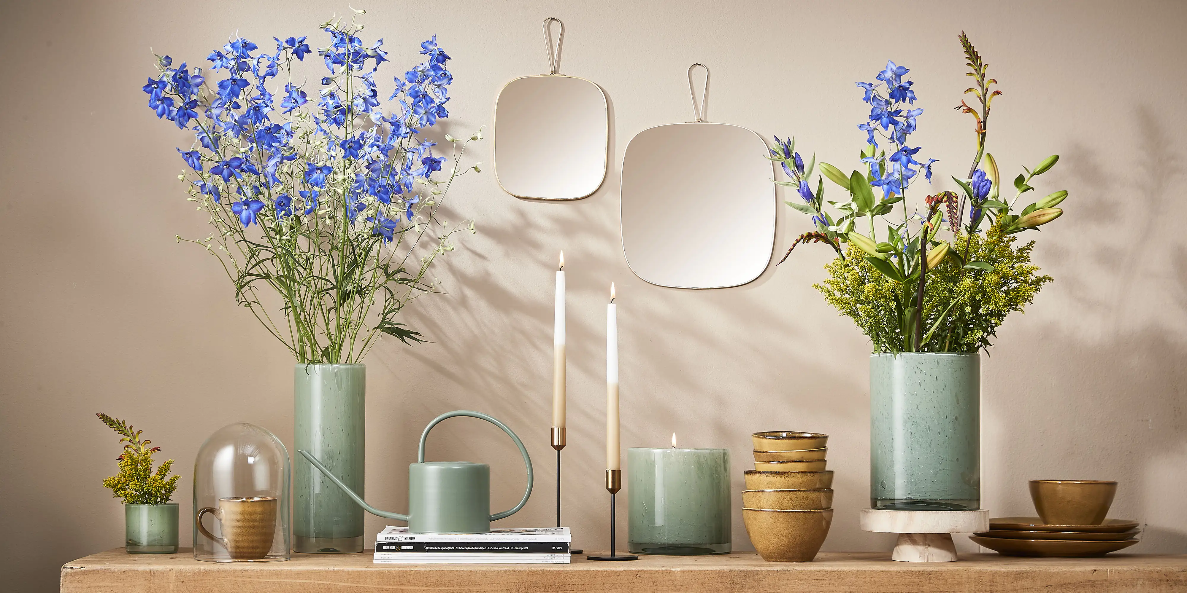 Mica Gießkanne Ancho Eisen grün