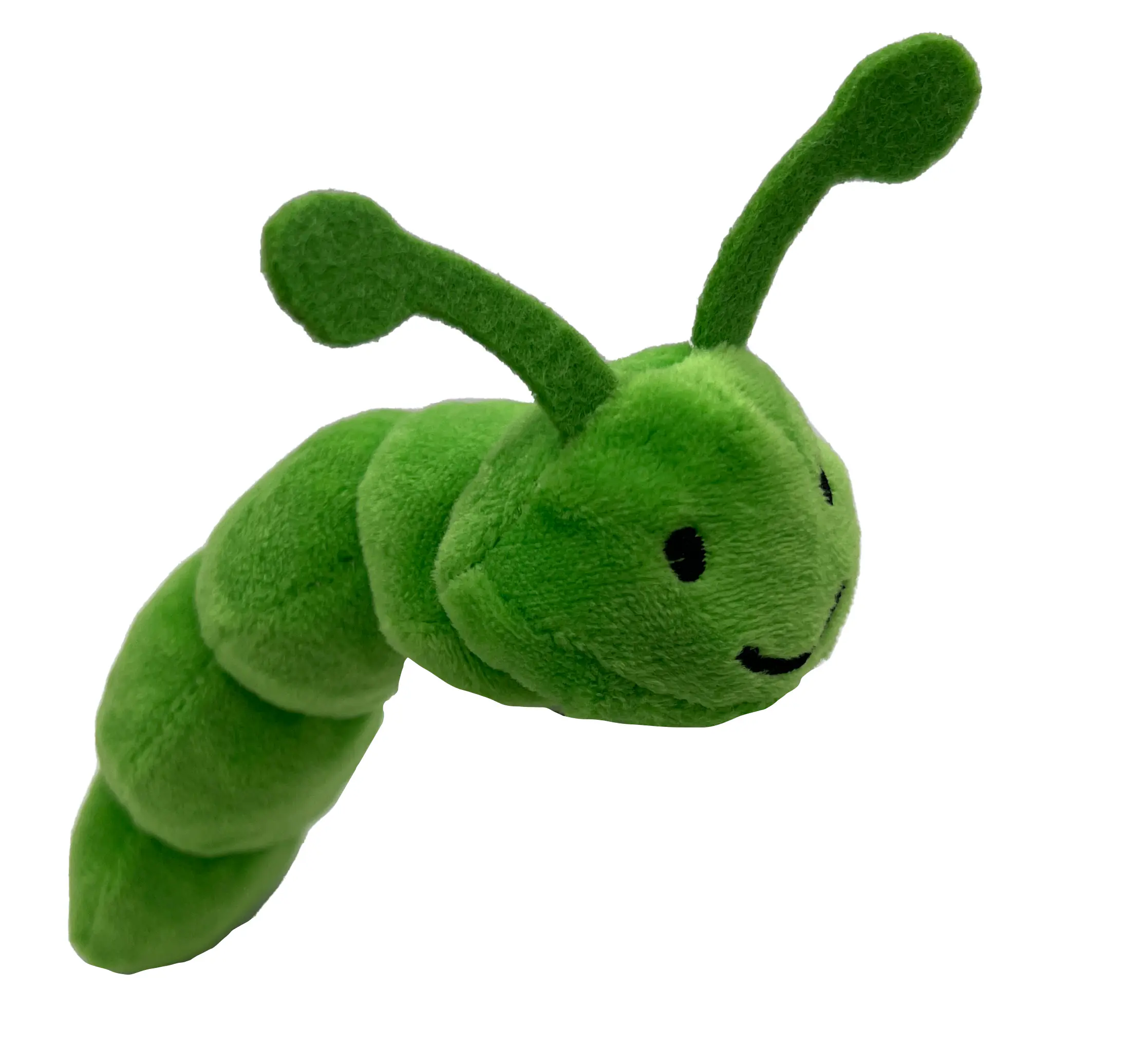 Aumüller Katzenspielzeug Kissen Raupe Pedro mit Katzenminze 15 cm hellgrün