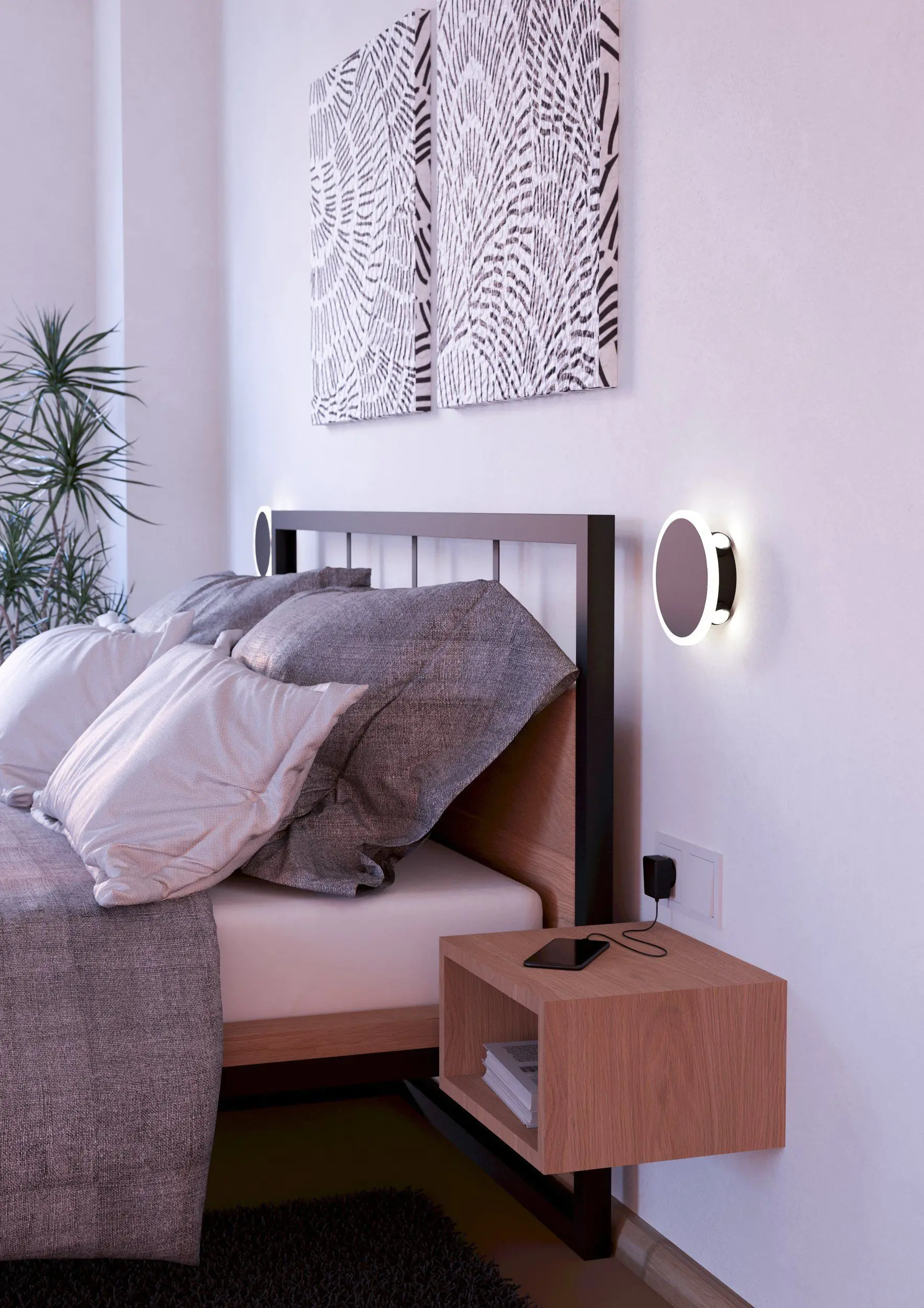 Eglo LED Wandleuchte Talamello 1 12W, 1450 lm, 3000K, warmweiß, Alu,Kunststoff Eglo LED Wandleuchte Talamello 1 12W, 1450 lm, 3000K, warmweiß, Alu,Kunststoff
