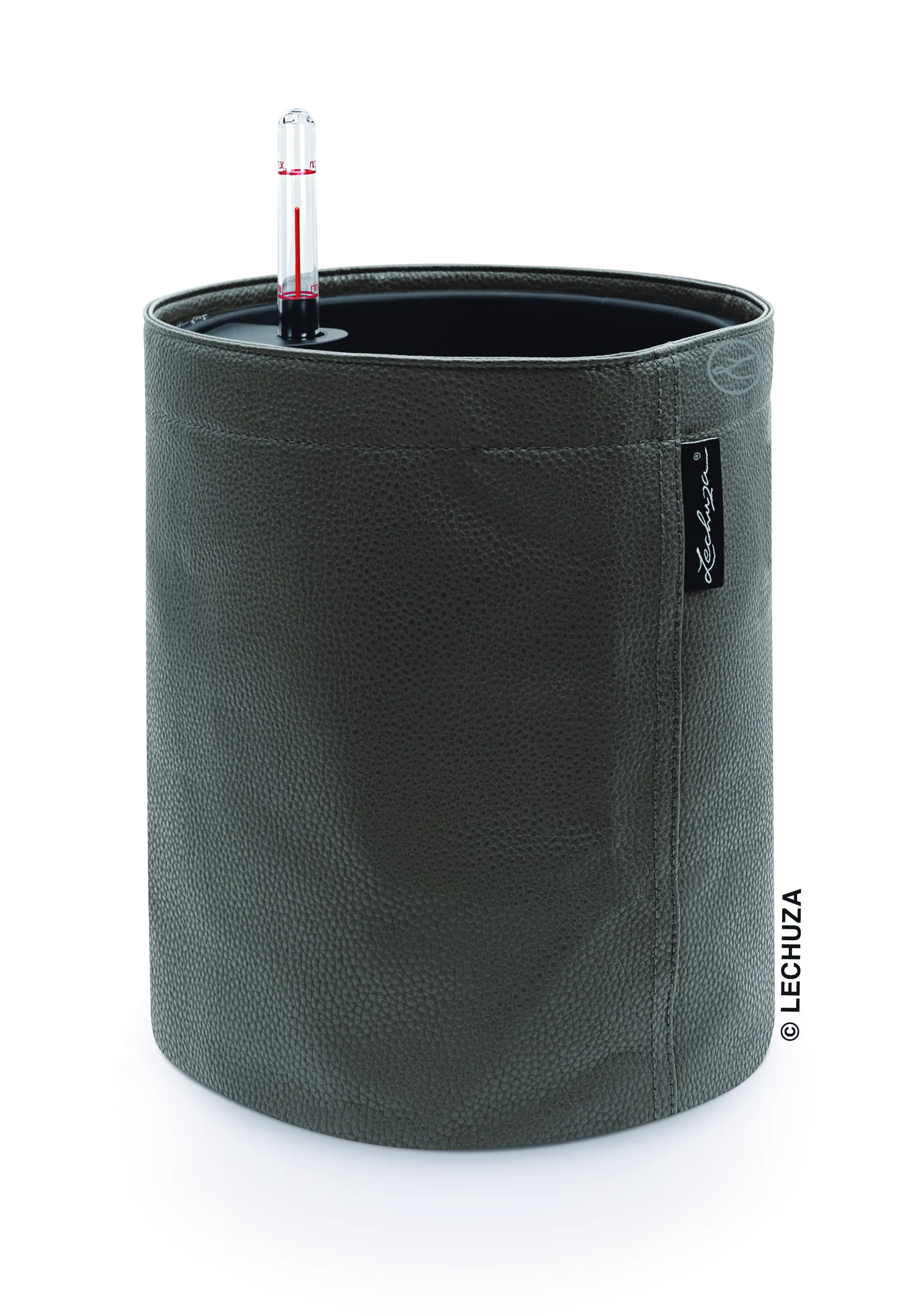 Lechuza Pflanztopf Trendcover 23 cm Kunstleder anthrazit
