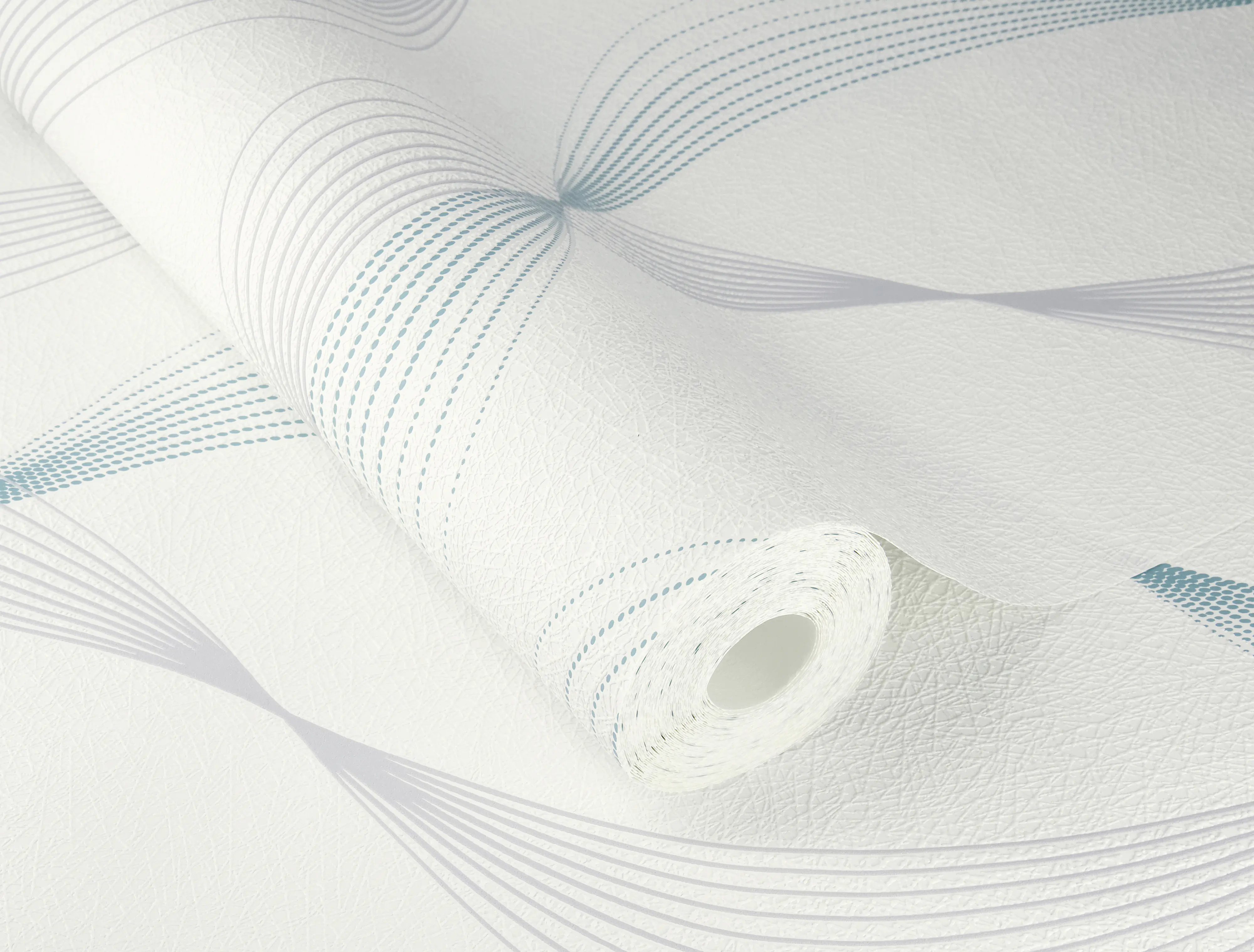 Rasch Vliestapete Grafik türkis 10,05 x0,53 m