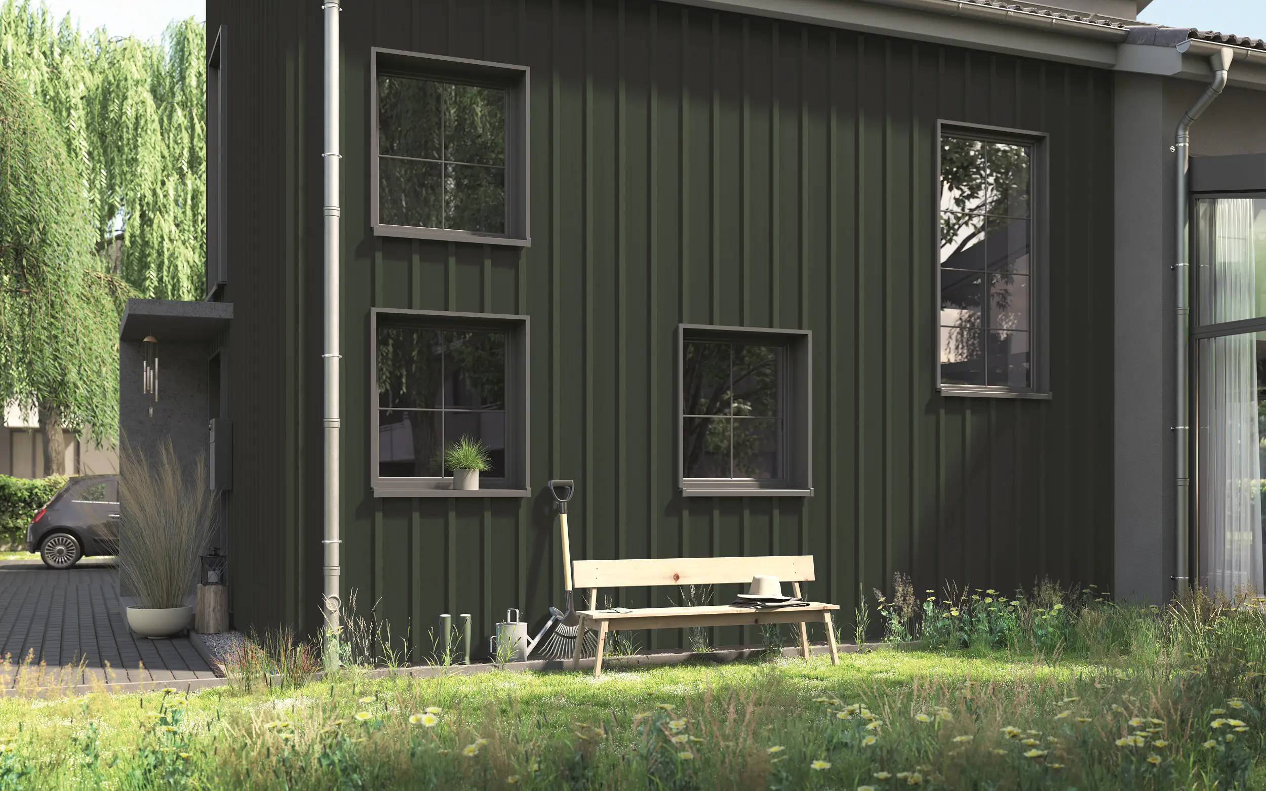 Alpina Wetterschutzfarbe deckend 0,75 L avocadogrün Alpina Wetterschutzfarbe deckend 0,75 L avocadogrün