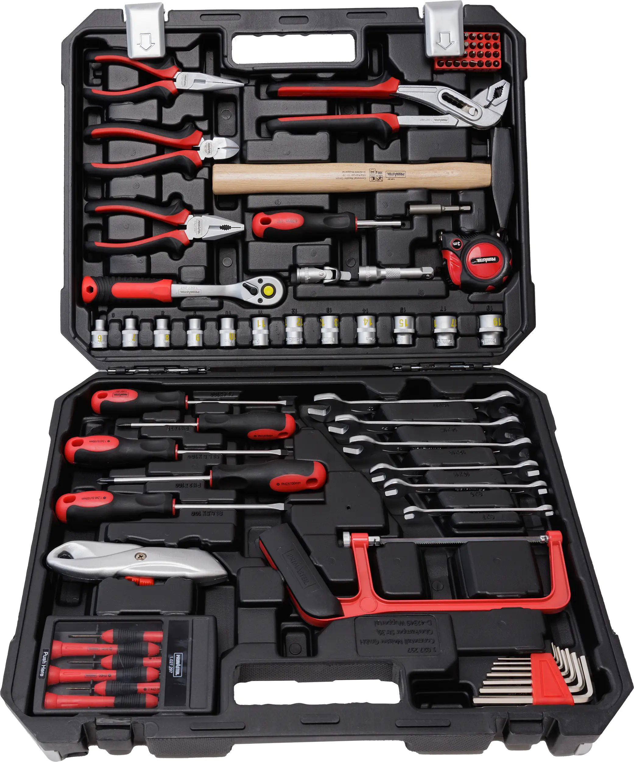 Primaster Werkzeugkoffer WK81 81-teilig 3/8" Primaster Werkzeugkoffer WK81 81-teilig 3/8"
