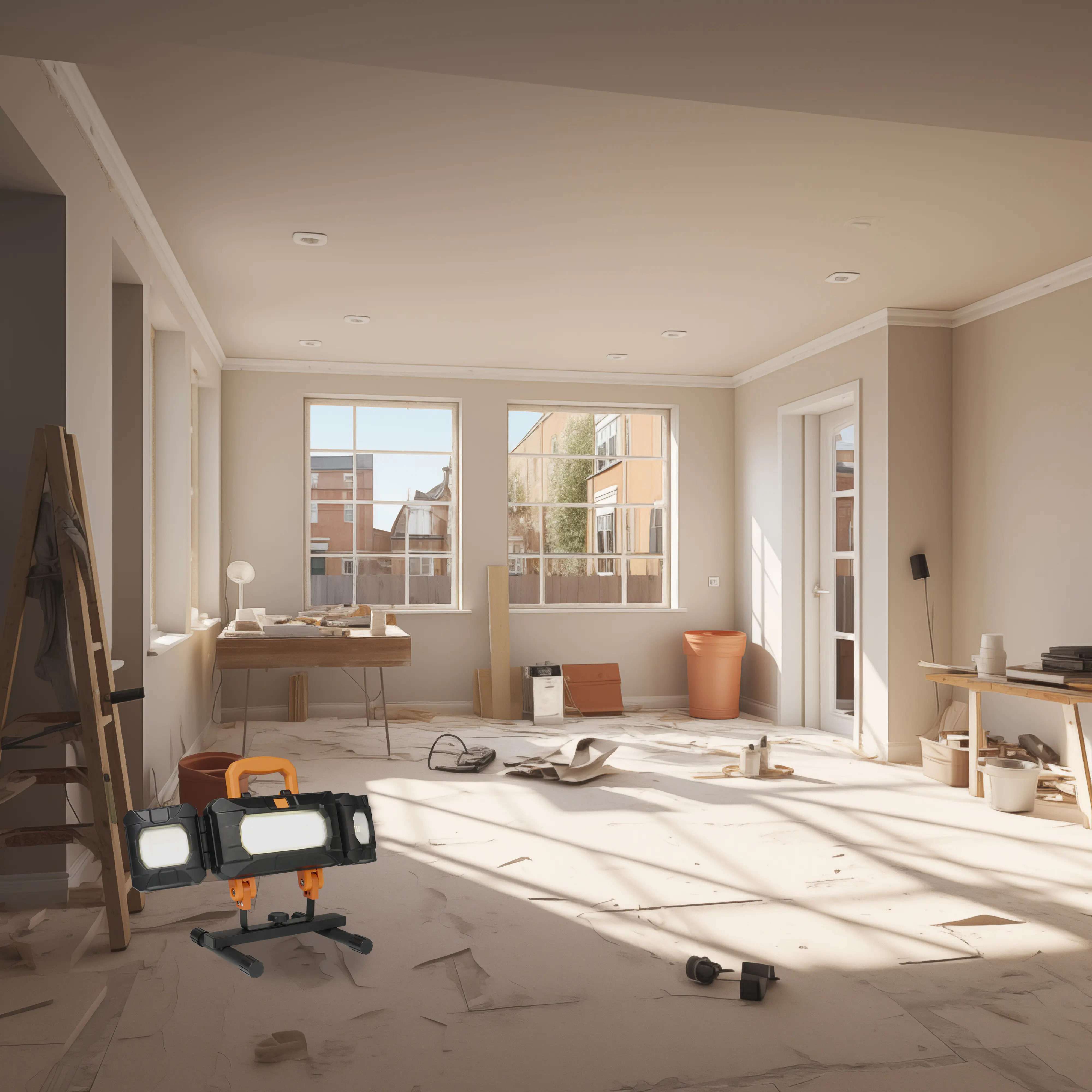 Smartwares LED Arbeitsleuchte klappbar 45 W, 5400 lm Smartwares LED Arbeitsleuchte klappbar 45 W, 5400 lm