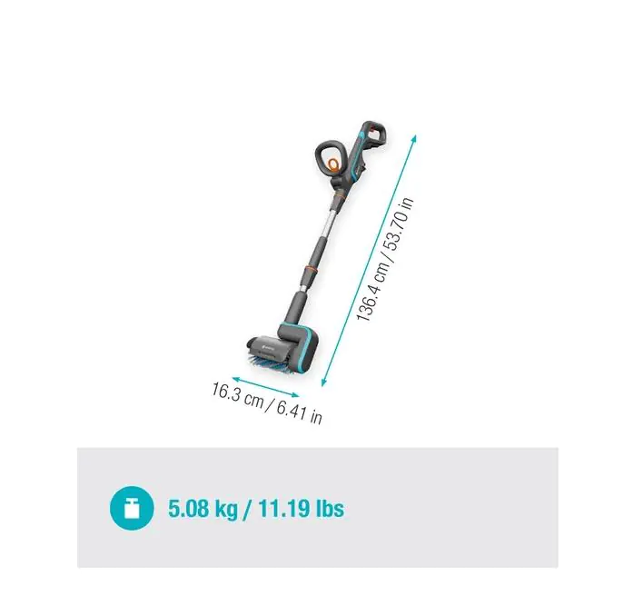 Gardena Akku-Reinigungsbürste Aqua Brush Universal 04/18V