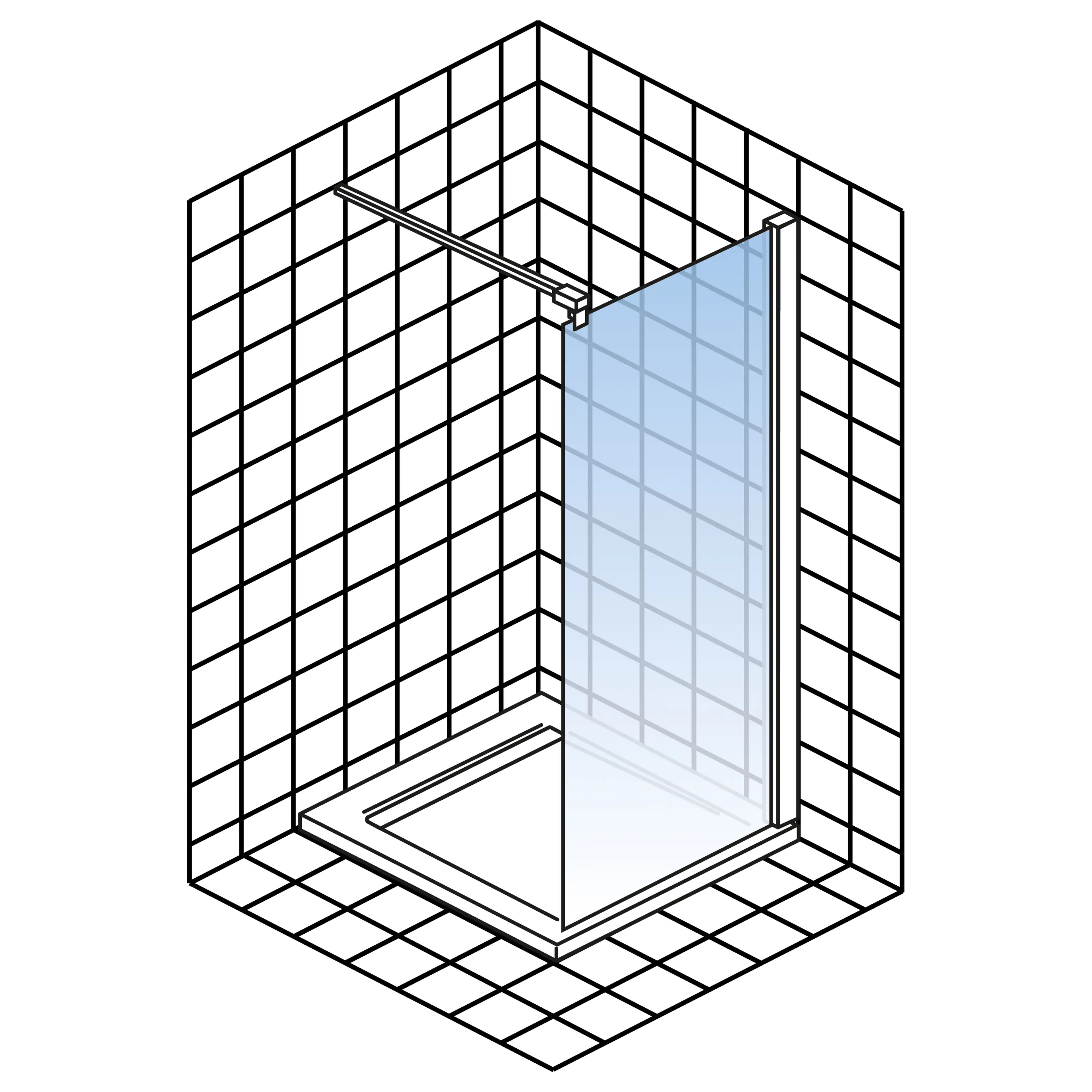Schulte Walk In 120 x 200 cm Toura