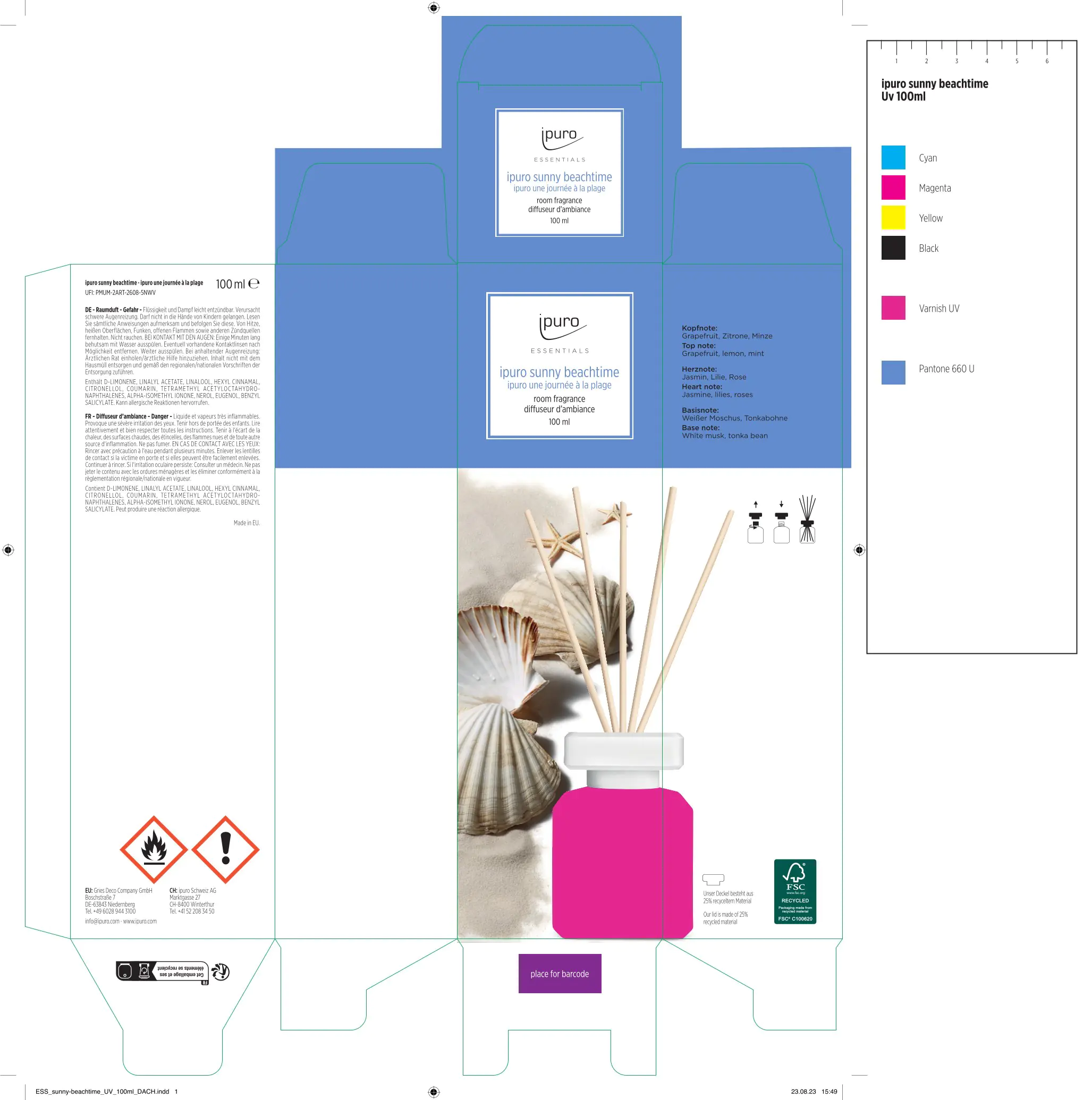 ipuro ESSENTIALS Raumduft Sunny Beachtime 100 ml