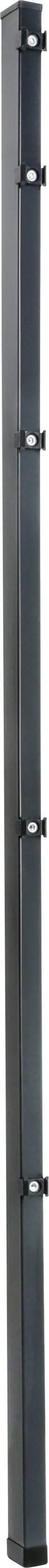 Floraworld Zaunpfosten Comfort 240 x 6 x 4 cm anthrazit