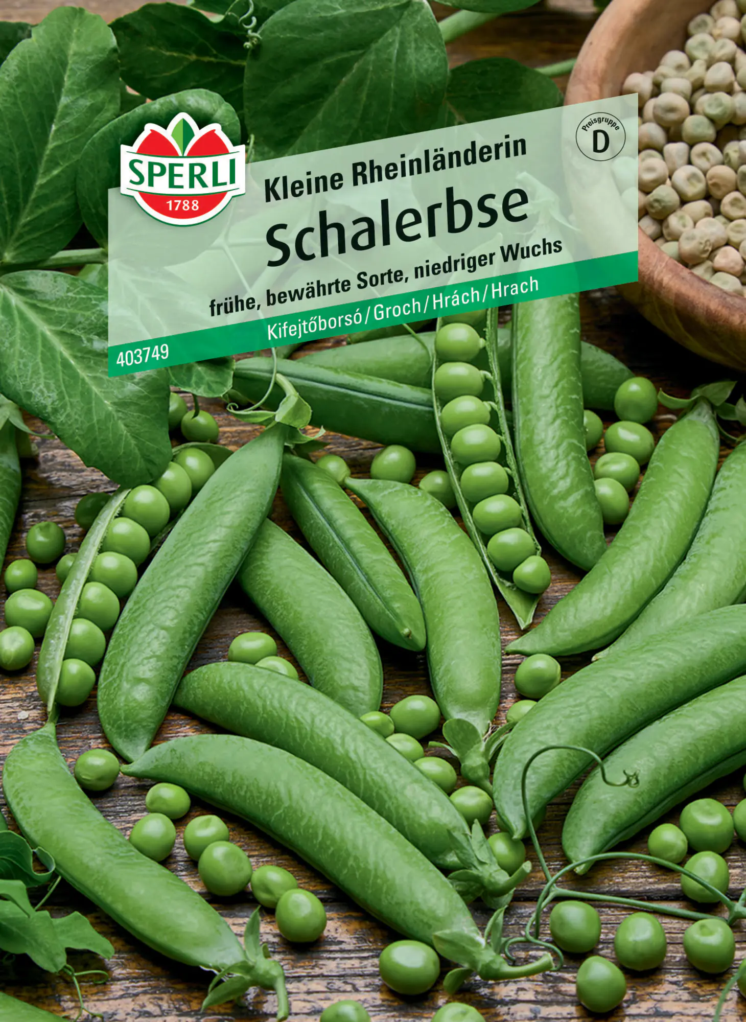 Sperli Schalerbse Kleine Rheinländerin