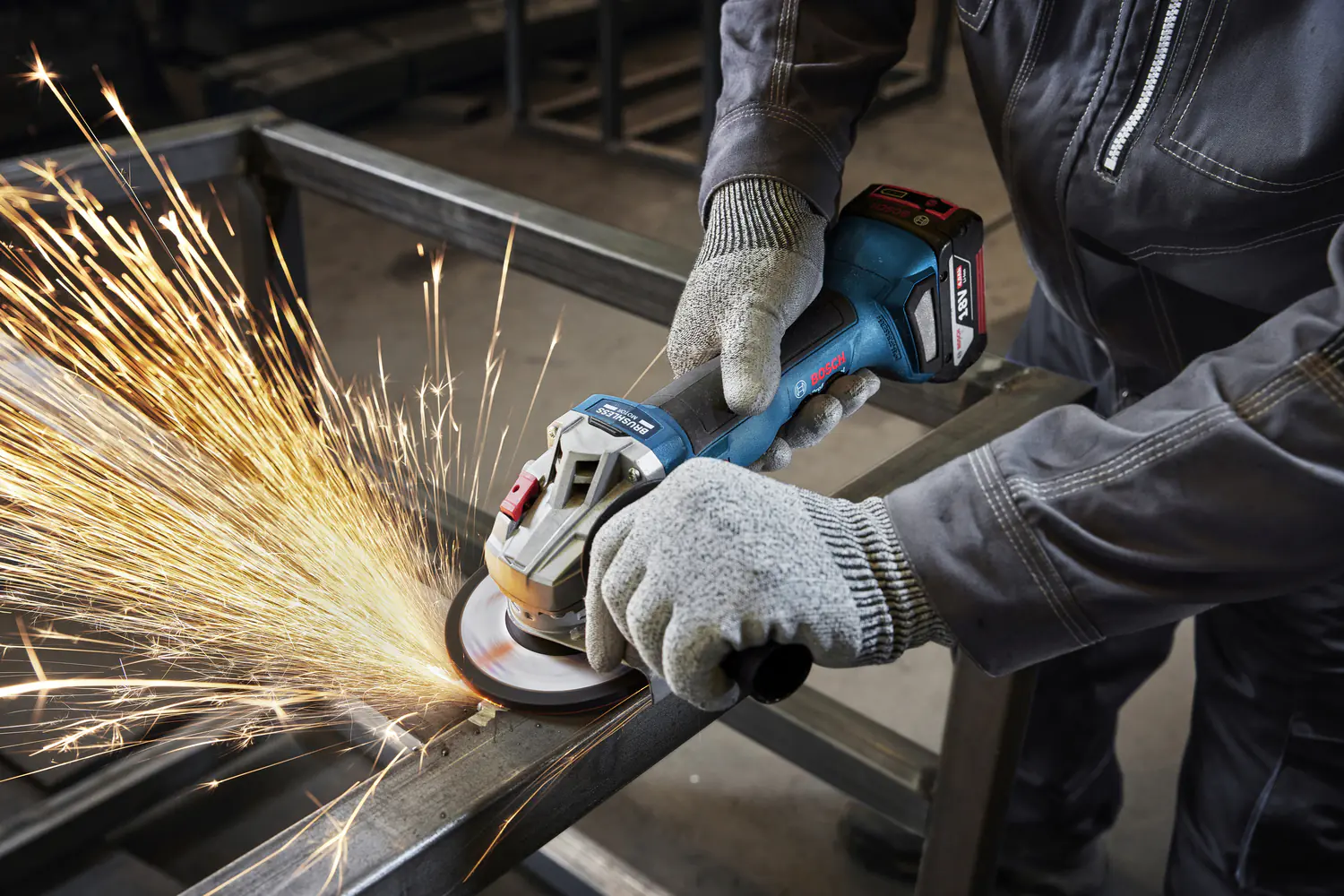 Bosch Professional Akku-Winkelschleifer GWS 18V-8 Solo