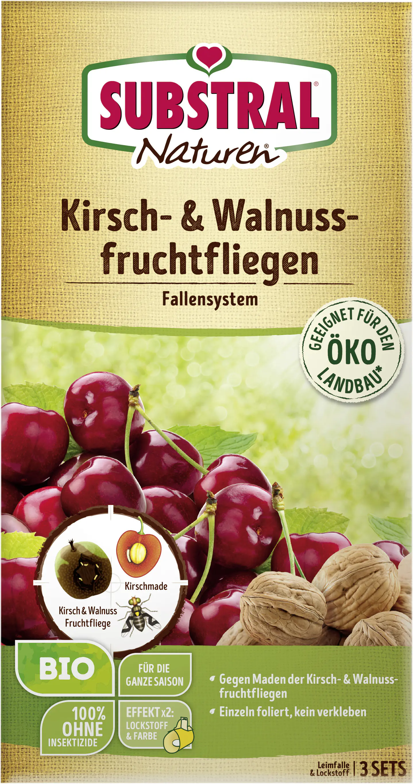 Naturen Kirschfruchtfliegen-Falle 1 Set