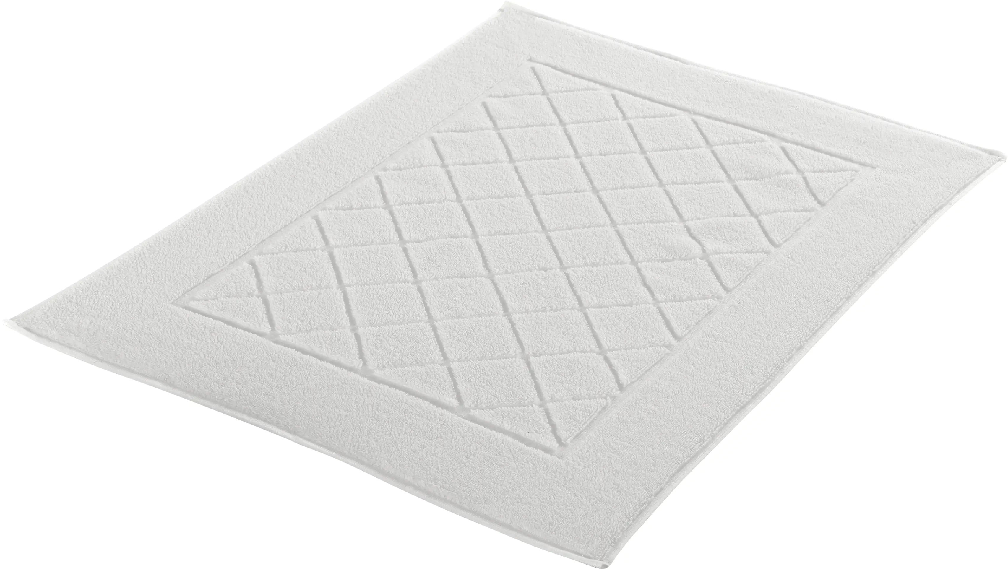 Kleine Wolke Frottiervorleger Bridge weiß, 50x 70 cm Kleine Wolke Frottiervorleger Bridge weiß, 50x 70 cm