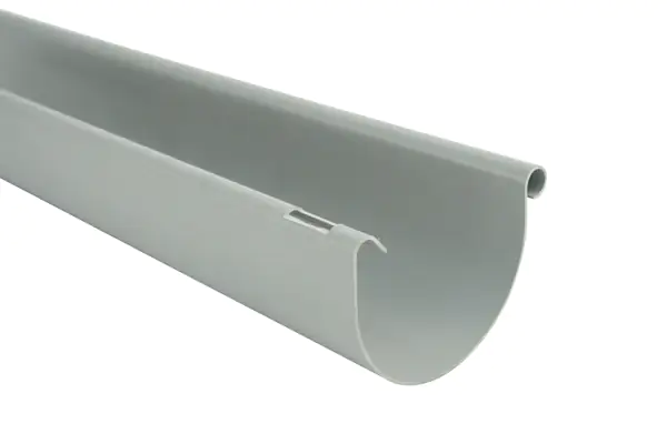 Marley Dachrinne NW 125 mm, 2 m, halbrund, grau