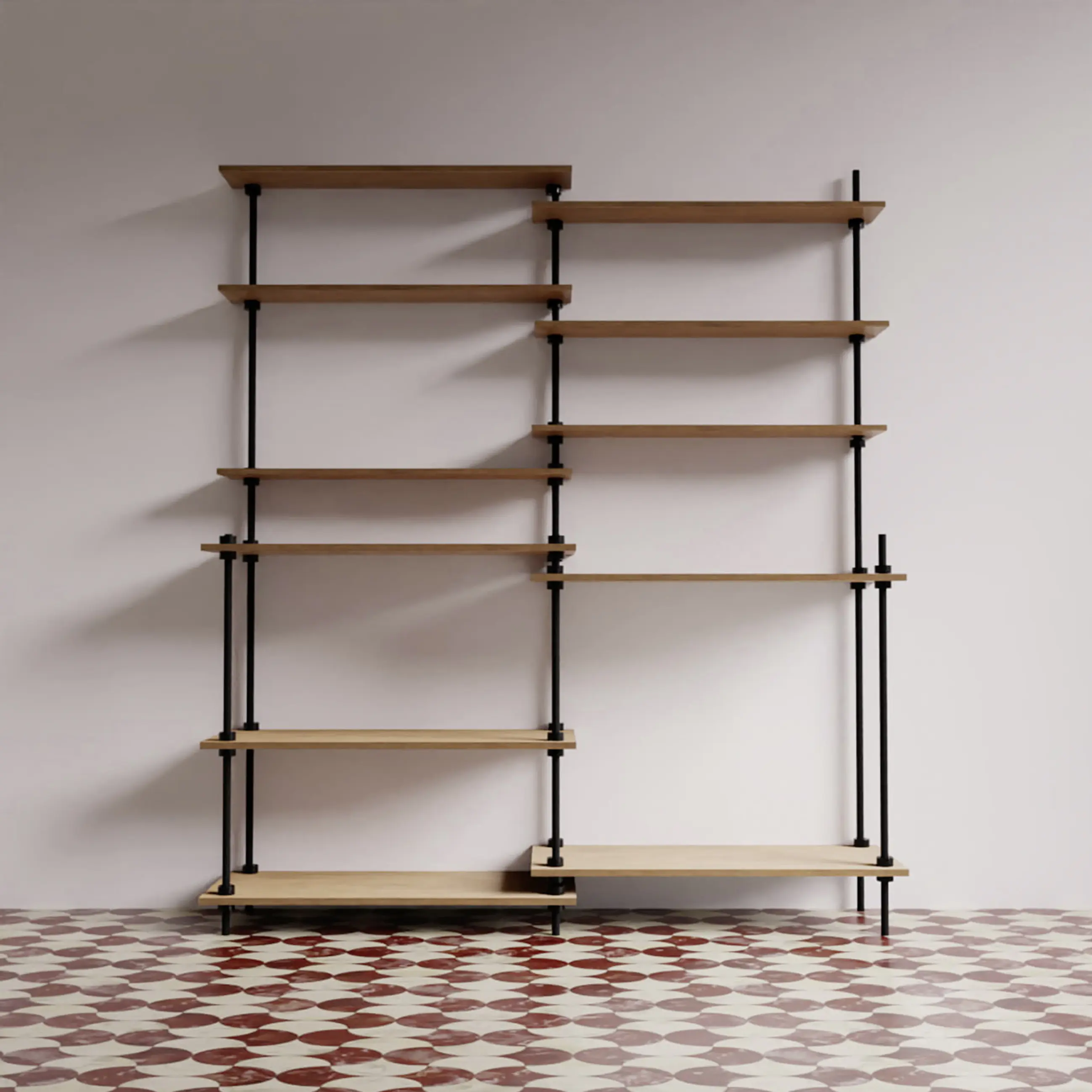 Ar Shelving Standregal-Set Deco Nebraska 185 x 160 cm 440 kg