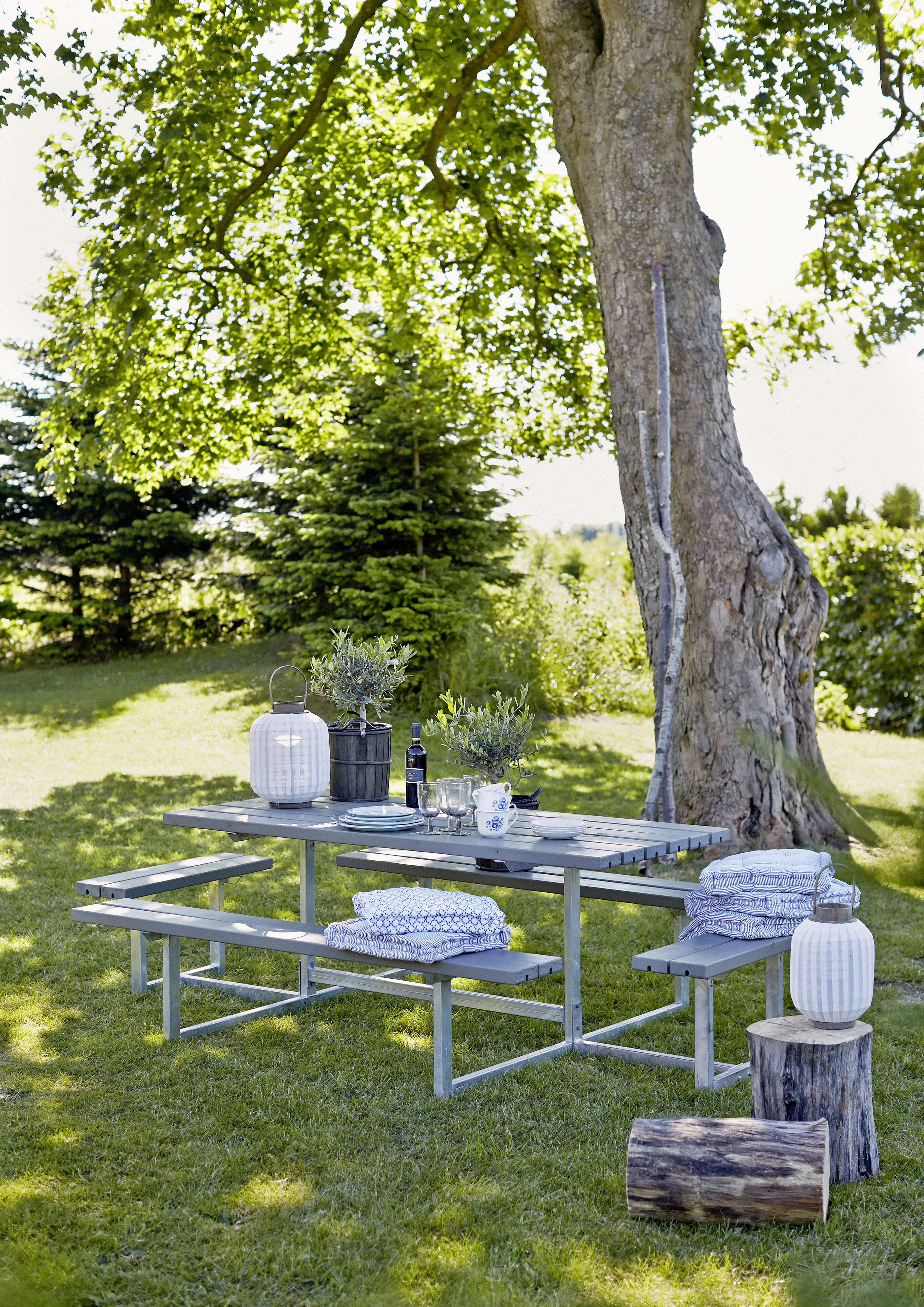 Plus Kombimöbel Basic 260 x 160 x 73 cm graubraun