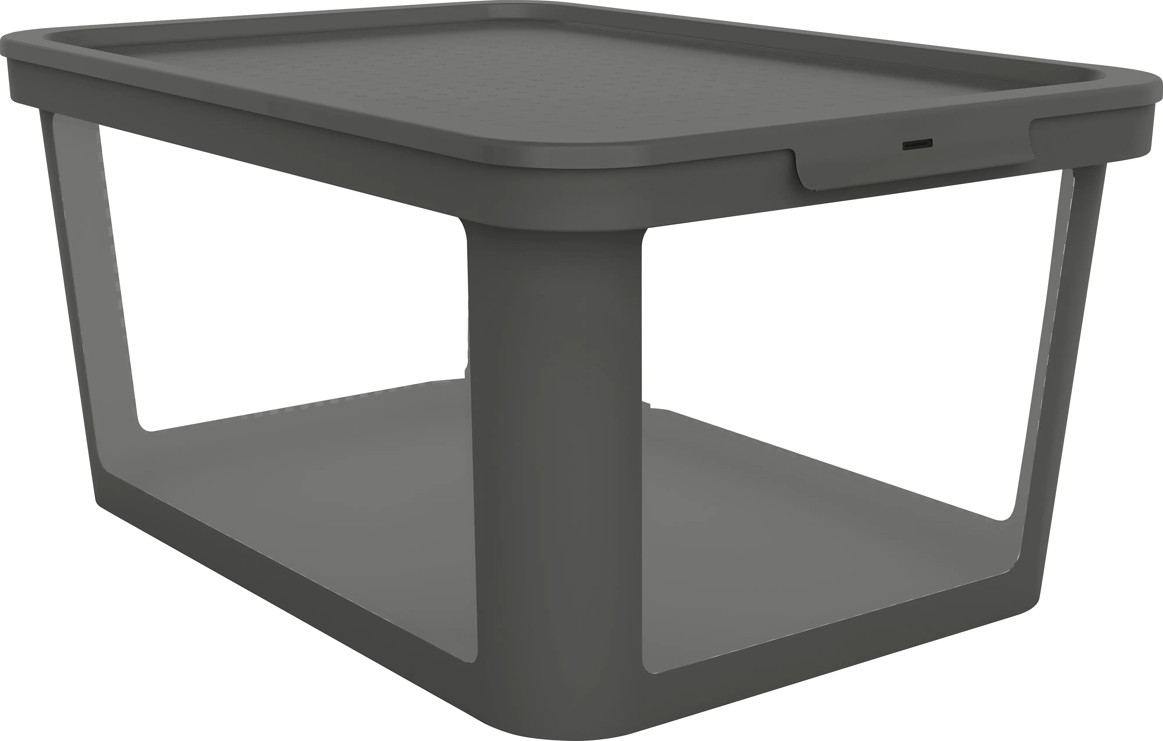 Rotho Aufbewahrungsbox mit Deckel Albris 57 x 39 x 27 cm schwarz 