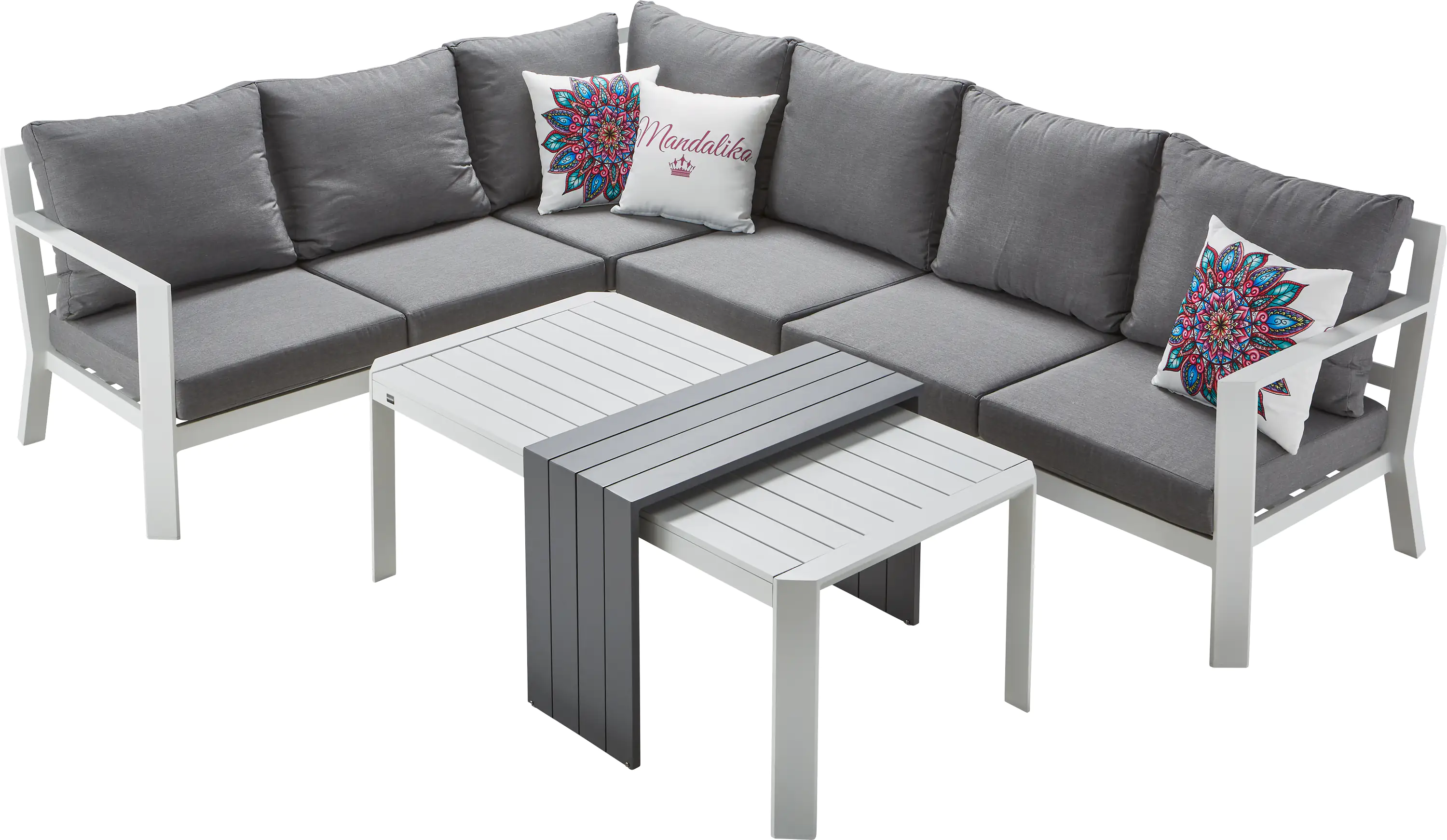 4333692868204_11 Primaster Dining Lounge Möbelset Elbasan inkl. Auflagen und Zierkissen