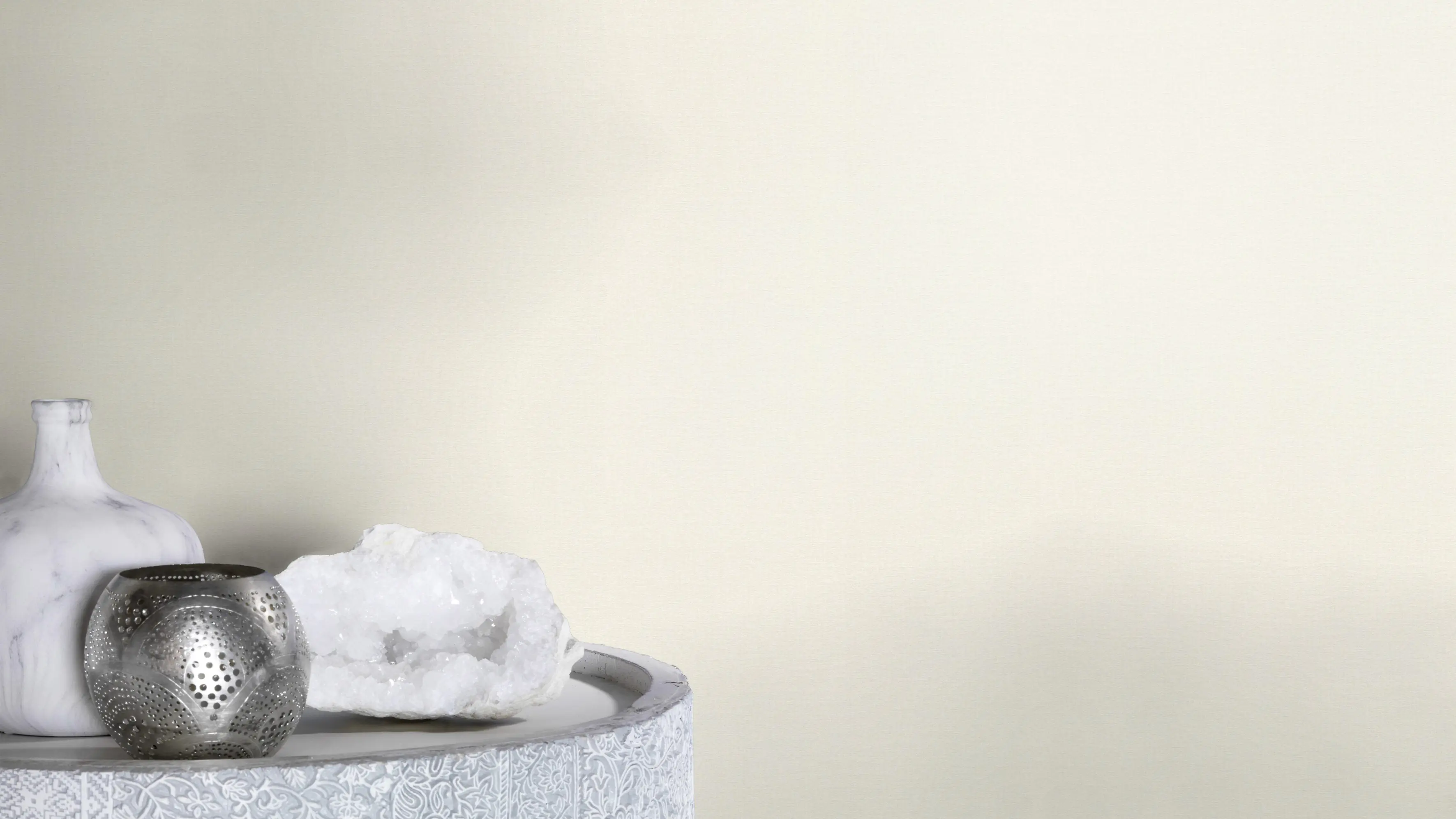 Rasch Vliestapete 555820 Lirico, Textilstruktur beige, 10,05 x 0,53 m