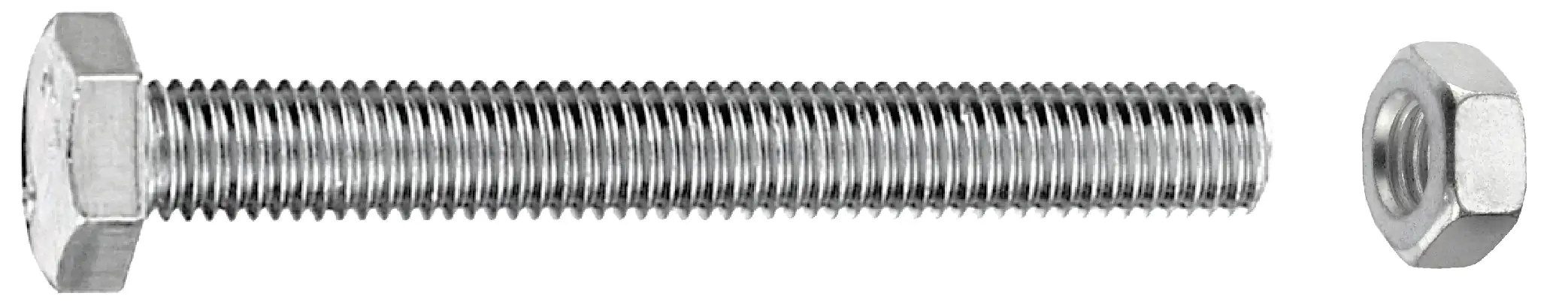 Sechskantschrauben M10 x 50 mm, 20 Stück