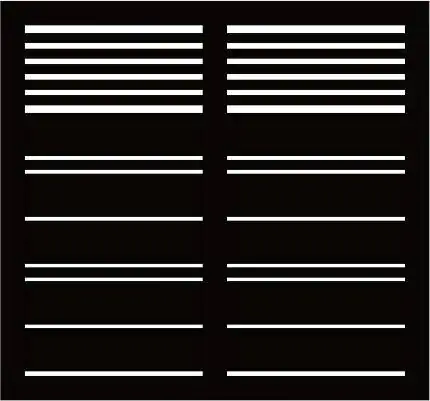 Plus Sichtschutzelement Silence 120 x 110 cm schwarz