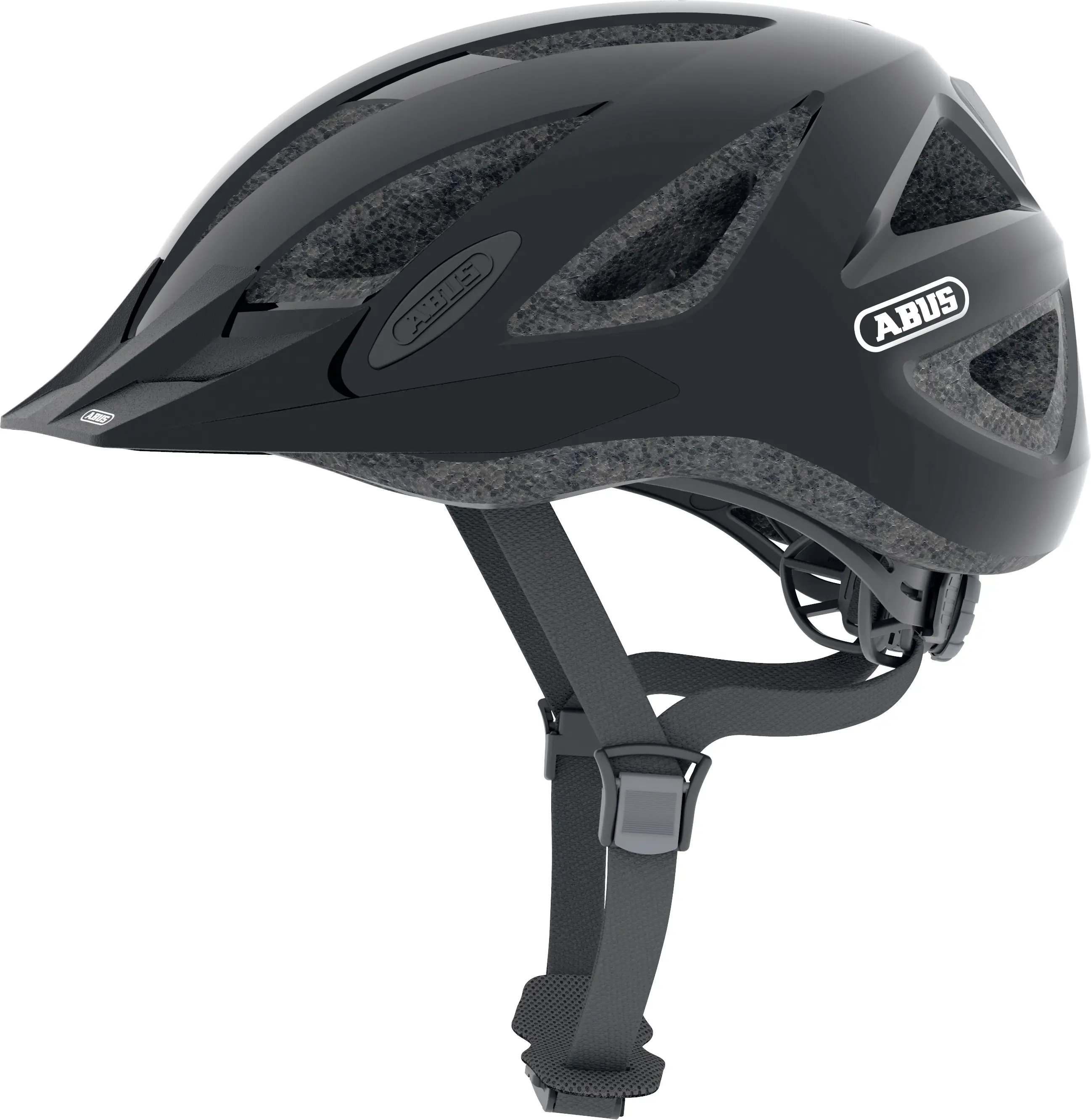 Abus Fahrradhelm City Pro Größe M shiny black