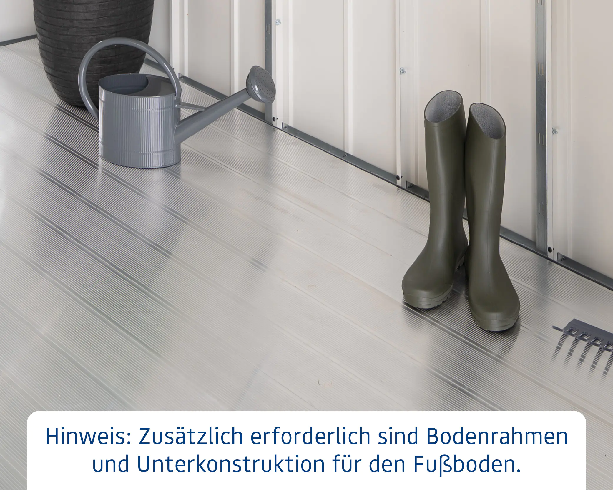 EcoStar Fußboden für Gerätehaus SD1  EcoStar Fußboden für Gerätehaus SD1