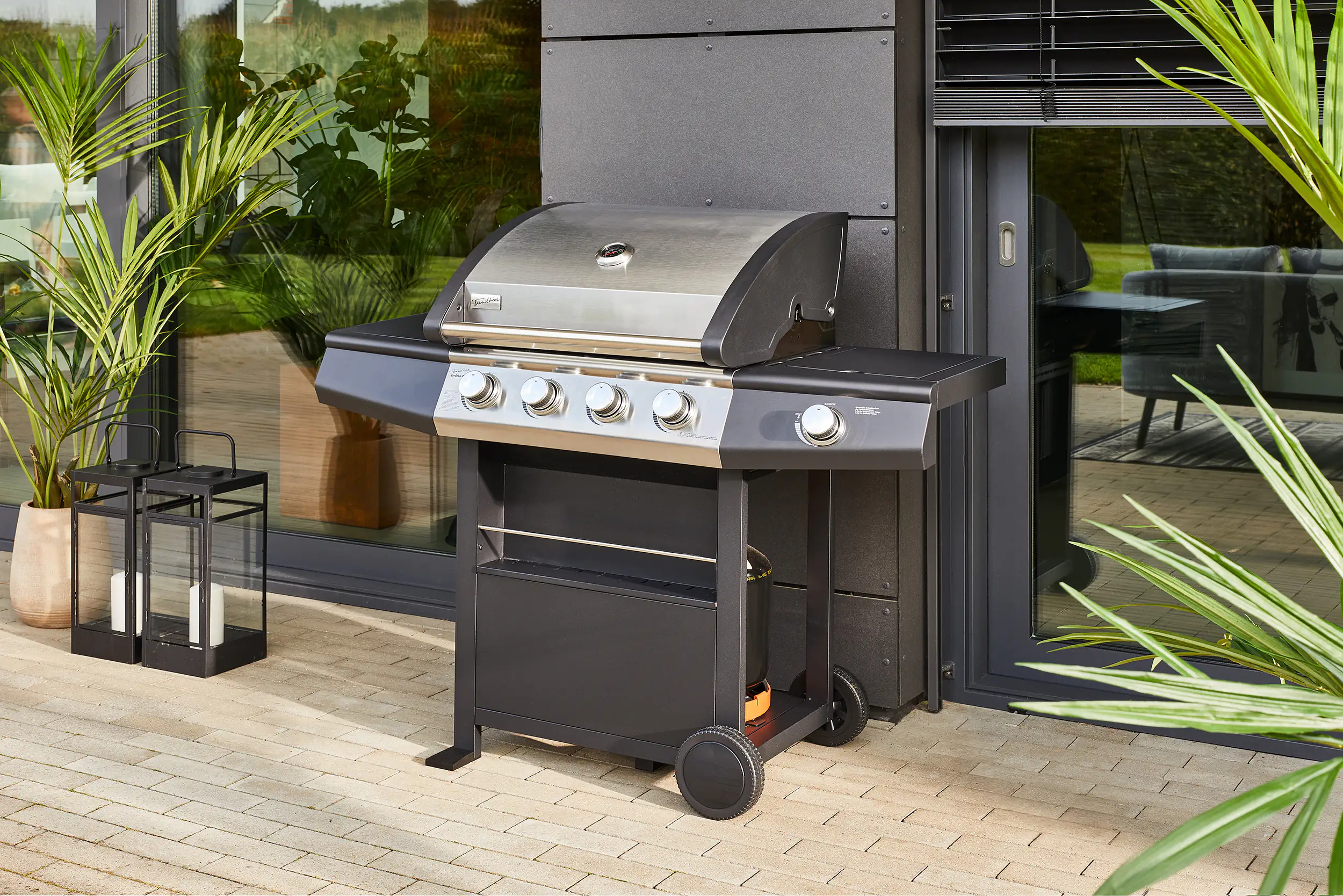 TrendLine Gasgrill Cordoba 410 Grillfläche: 63,5 x 40 cm