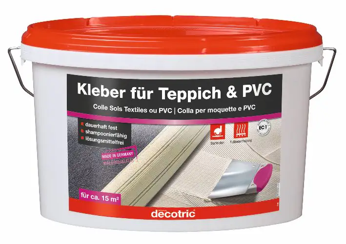 Decotric Kleber für Teppich und PVC 5 kg Decotric Kleber für Teppich und PVC 5 kg