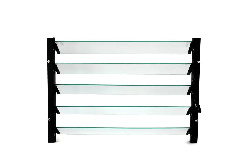 Vitavia Lamellen-Wandfenster 61 x 45 cm schwarz Vitavia Lamellen-Wandfenster 61 x 45 cm schwarz