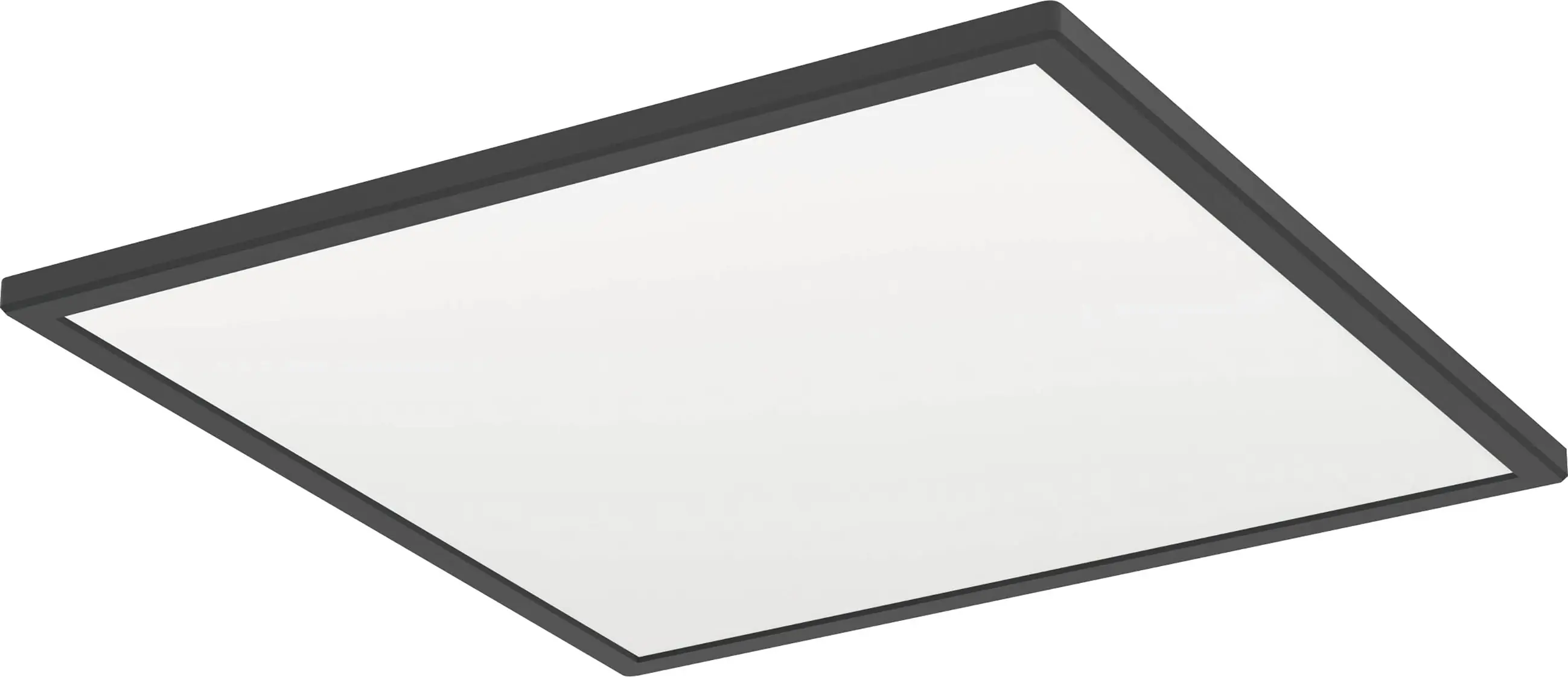 Eglo LED Deckenleuchte Rovito schwarz 50 x 50 cm warmweiß-kaltweiß