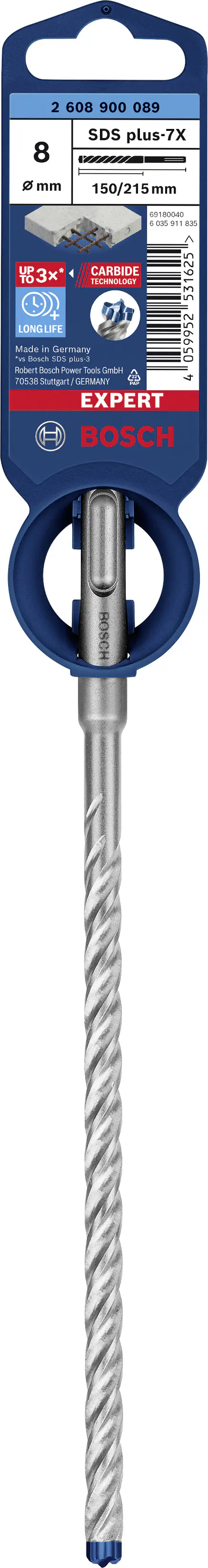 Bosch Expert SDS plus-7X Hammerbohrer Ø 8 mm